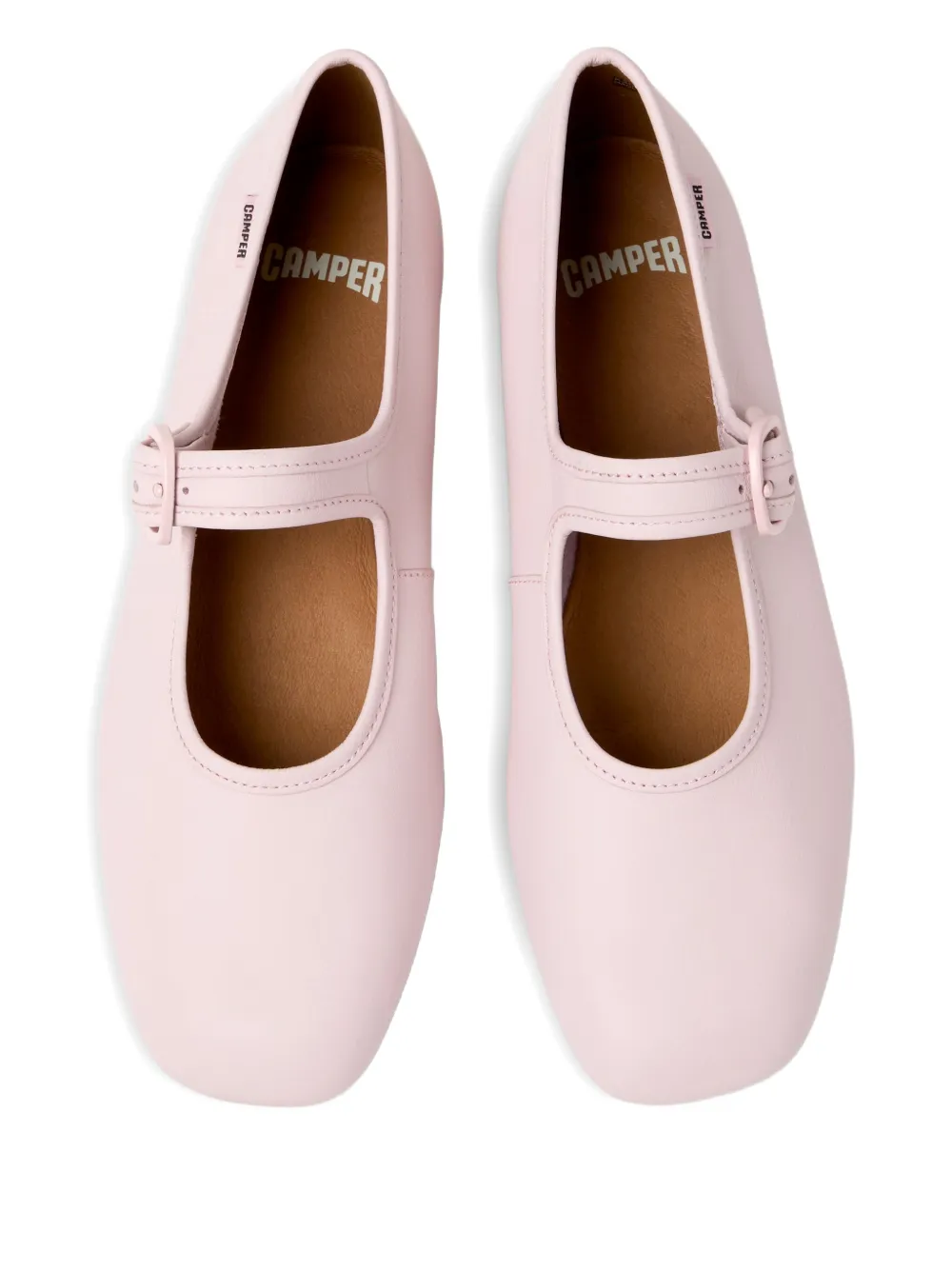 Camper Casi Myra ballerina's met gesp Roze