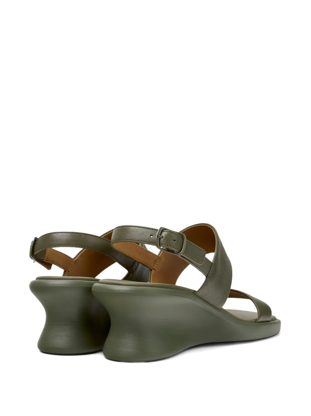 Camper Louise sandalen met gesp Groen