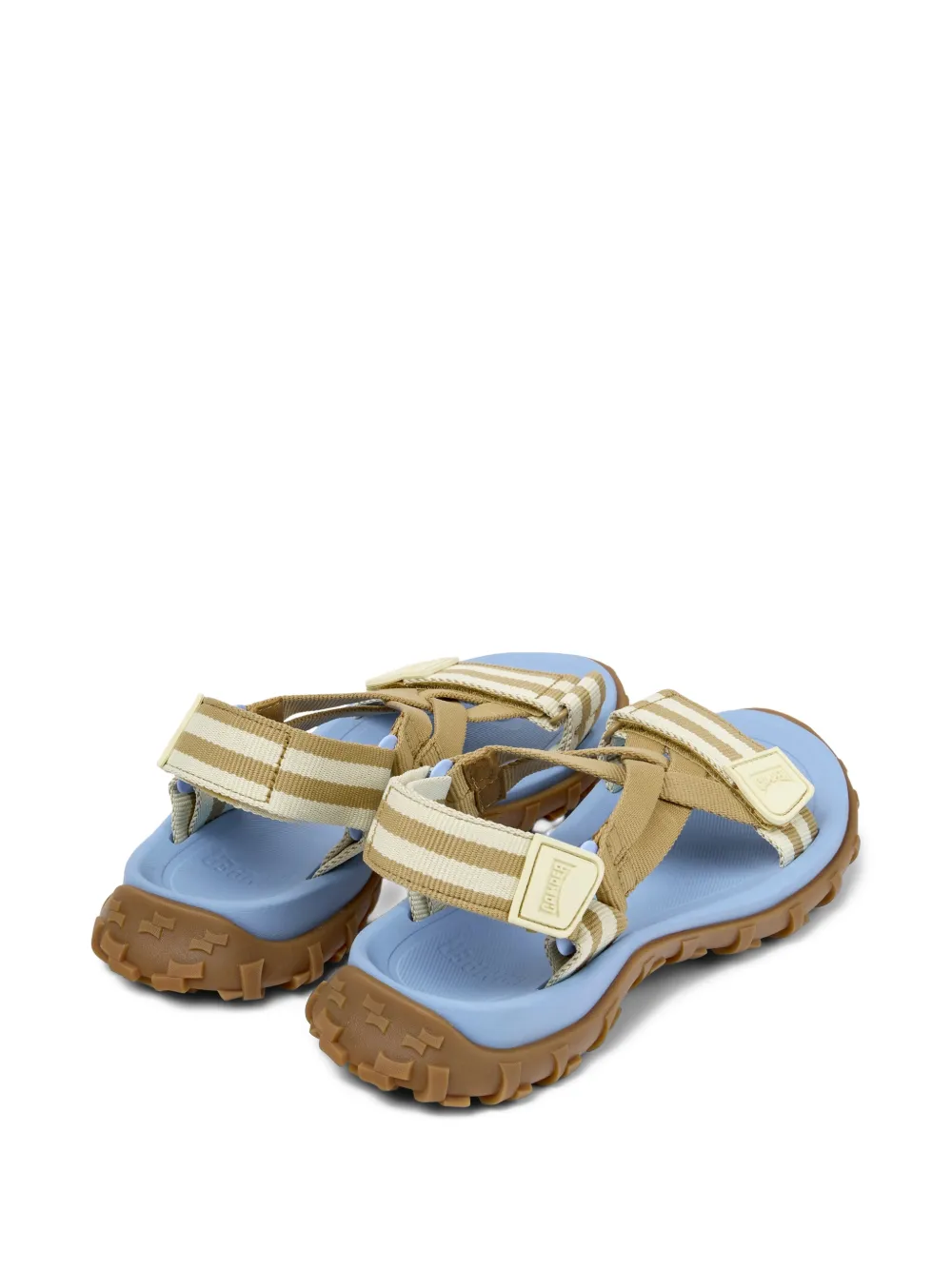 Camper Drift Trail gestreepte sandalen Beige