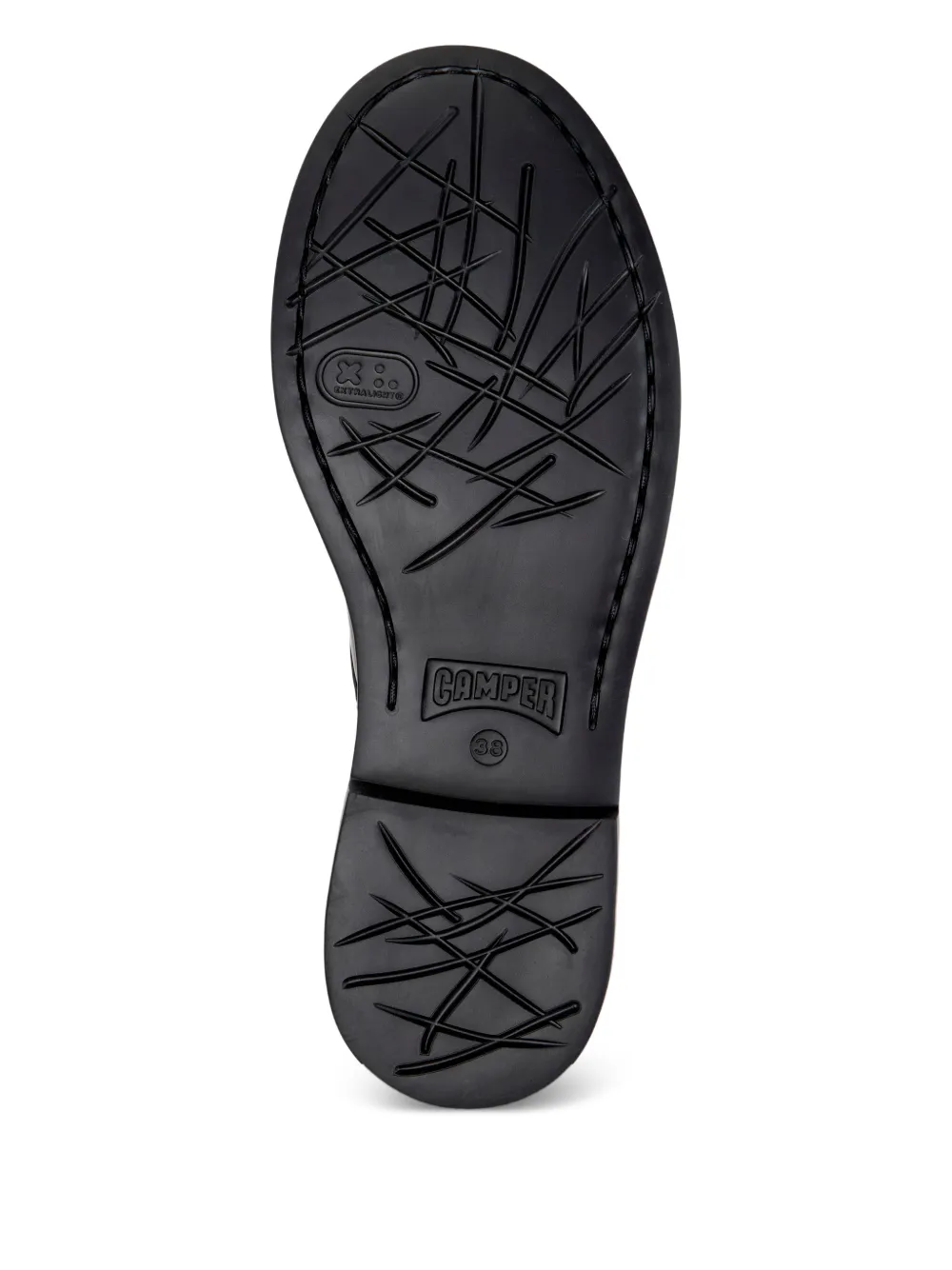 Camper Dean derby veterschoenen met stippen Zwart