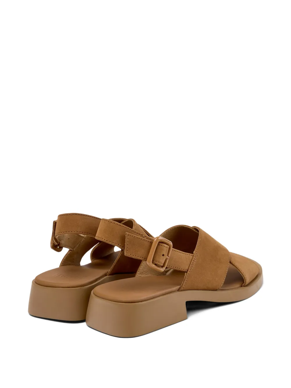 Camper Dana sandalen met gekruiste bandjes Bruin