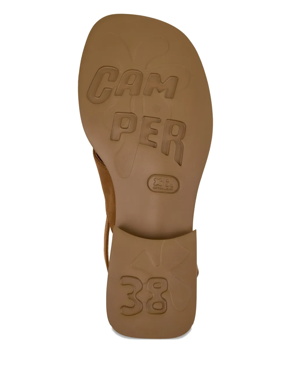 Camper Dana sandalen met gekruiste bandjes Bruin