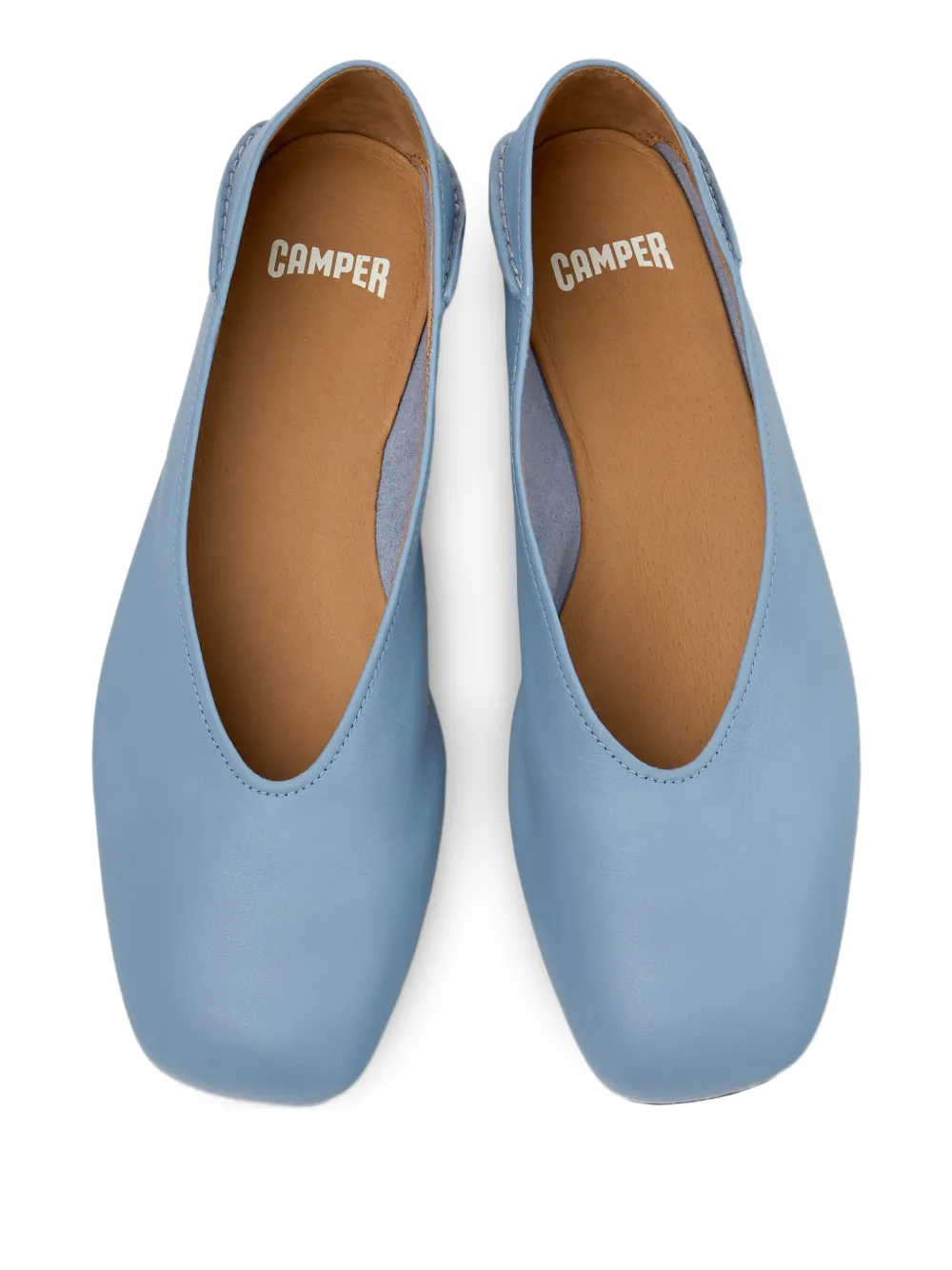 Camper Casi Myra leren ballerina's Blauw