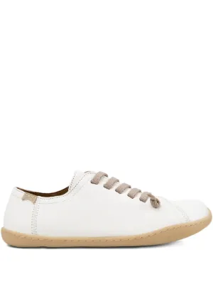 JW Anderson バブル ローカット レザー＆キャンバス スニーカー 