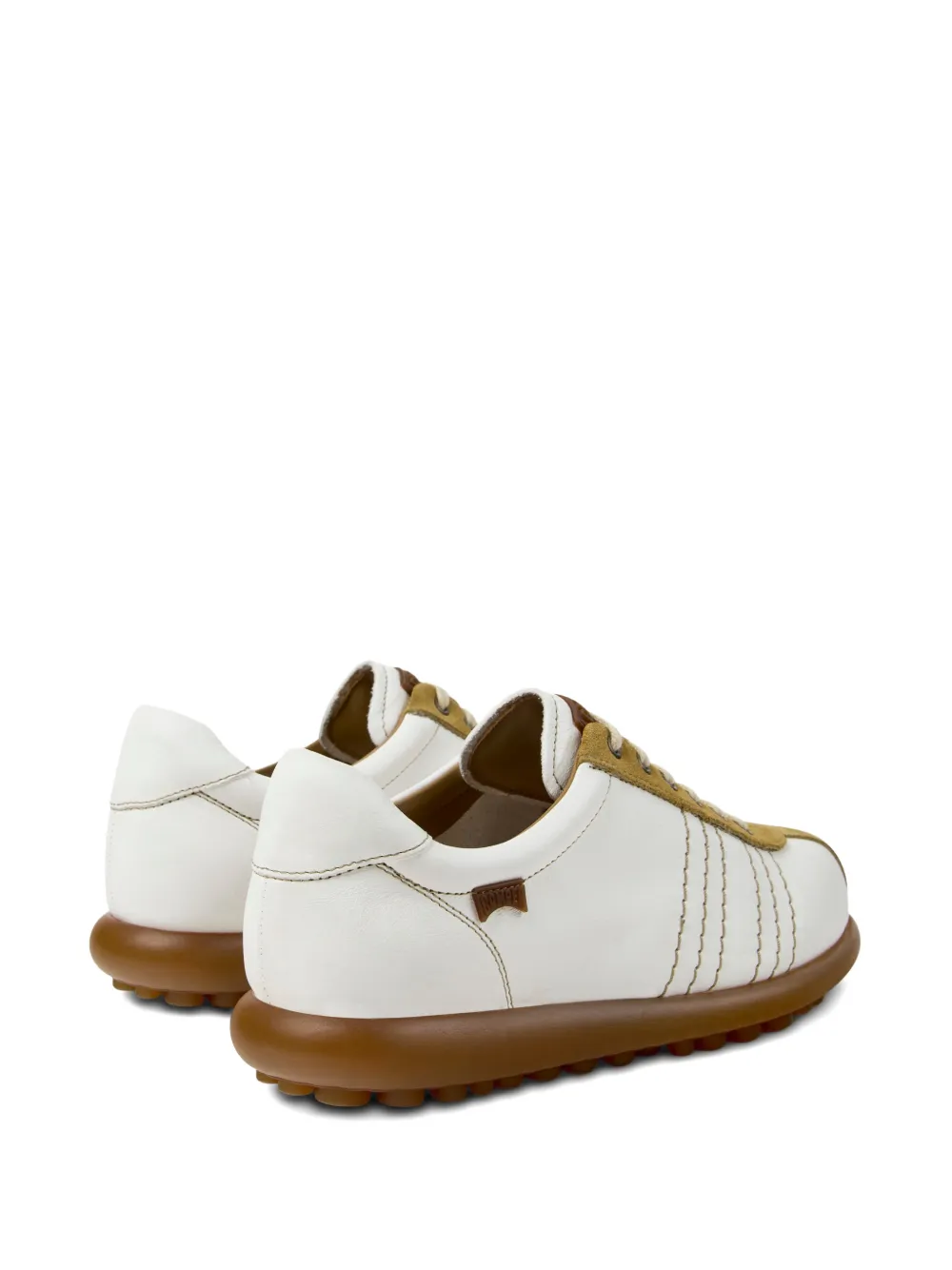 Camper suede panelled pelotas ariel trainers Wit