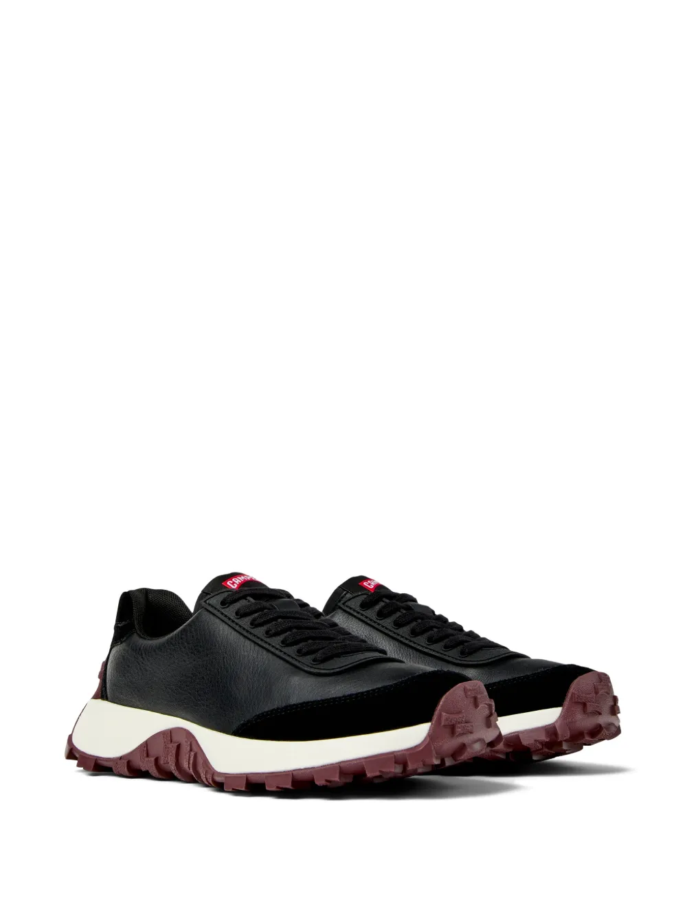 Camper Drift Trail leren sneakers - Zwart