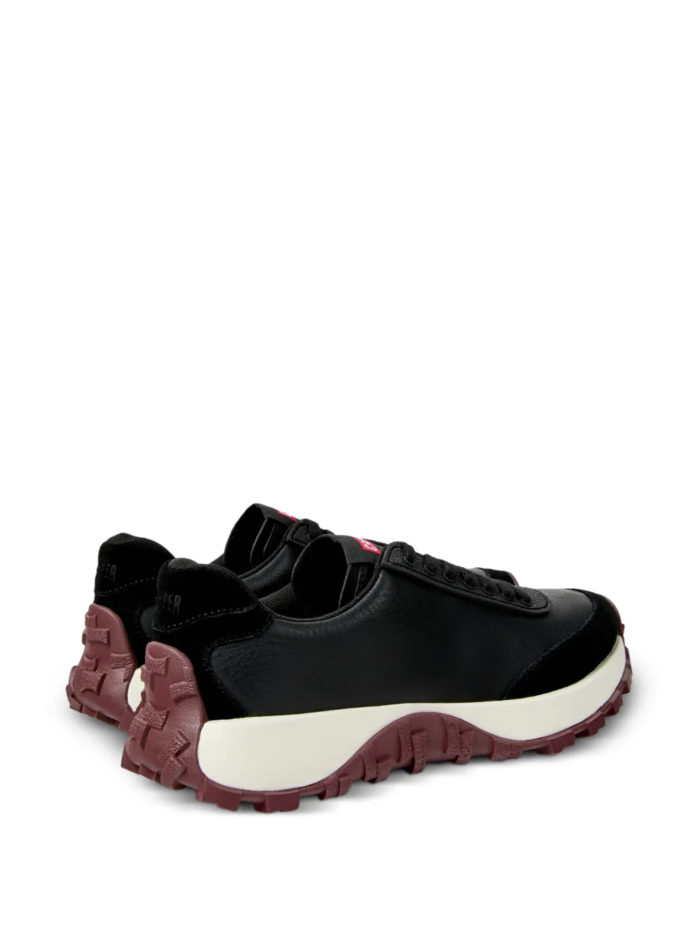 Camper Drift Trail leren sneakers Zwart