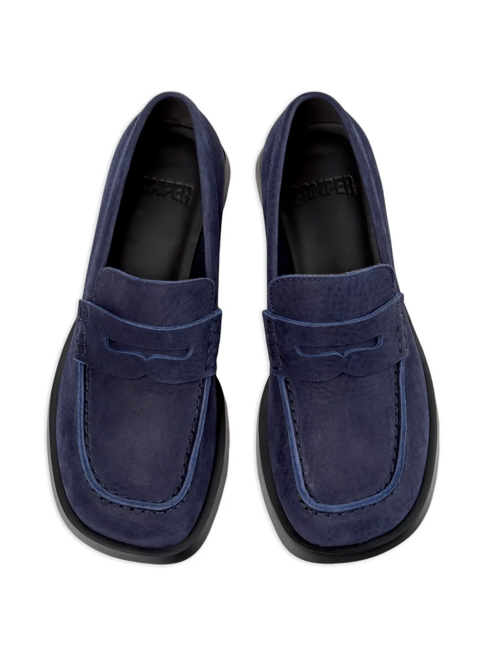 Camper Dana suède loafers Blauw