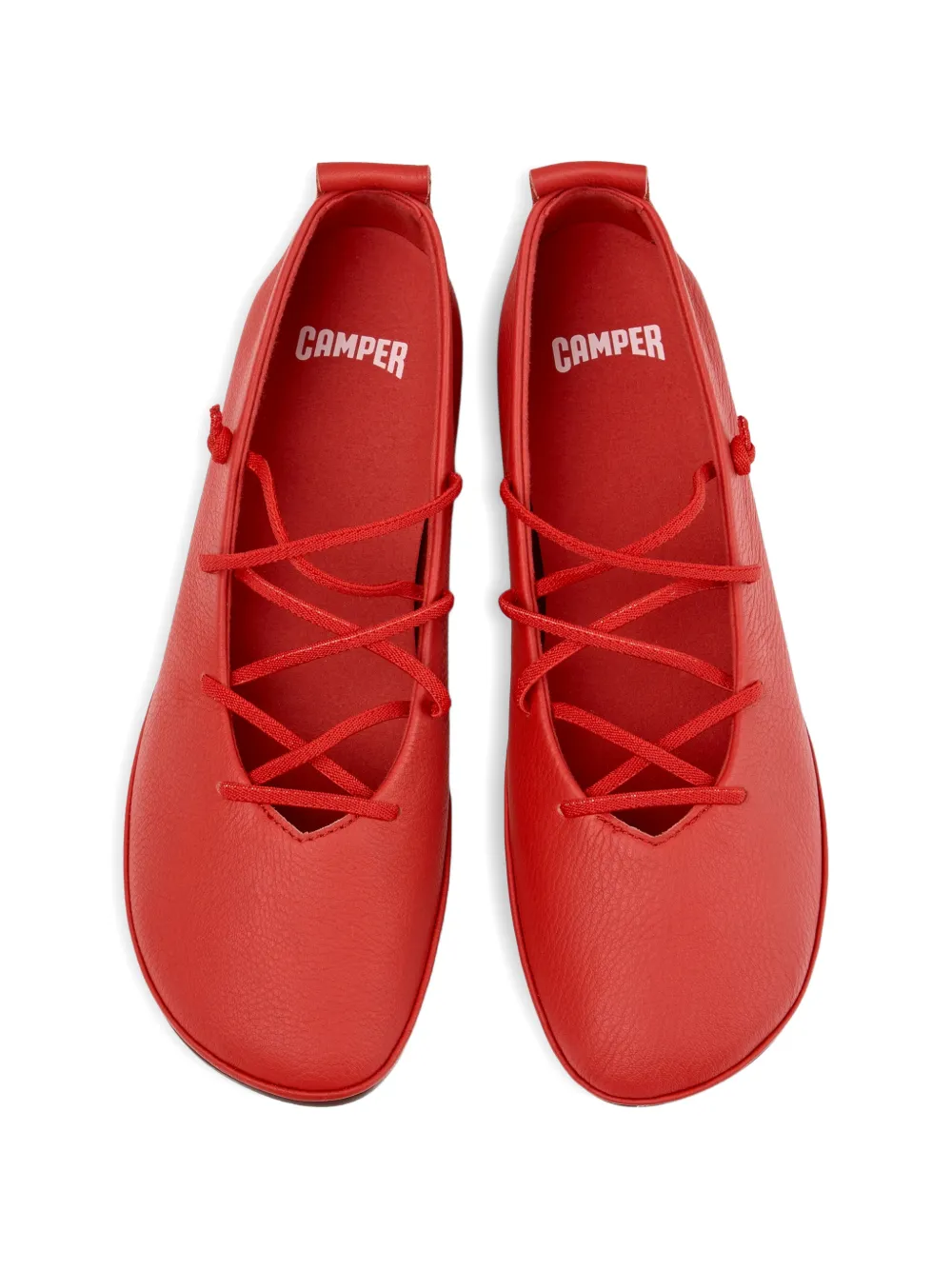 Camper Right Nina ballet flats Rood