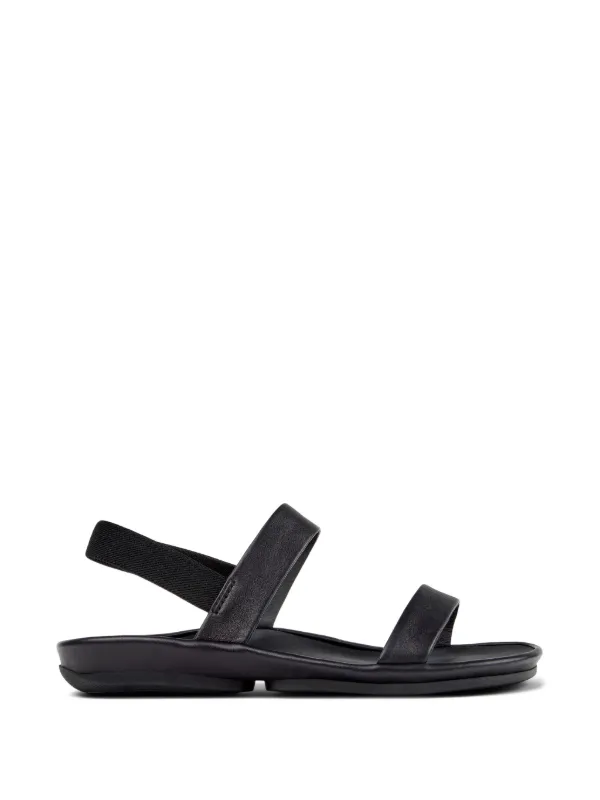 Camper Right Isla Leather Sandals | Black | FARFETCH