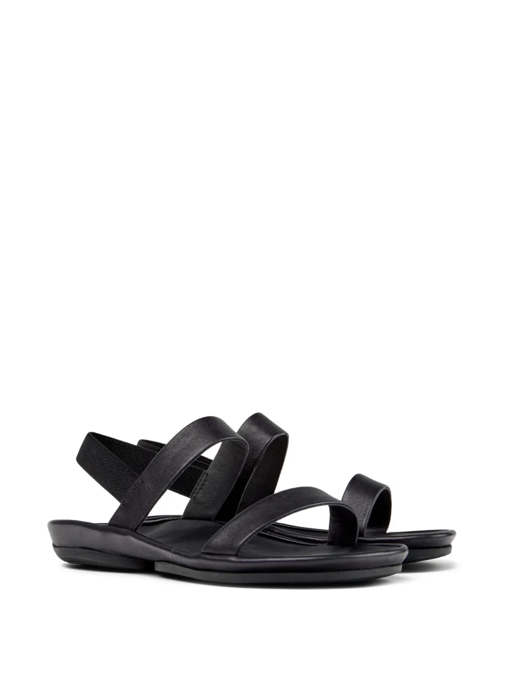 Camper Right Isla leren sandalen Zwart