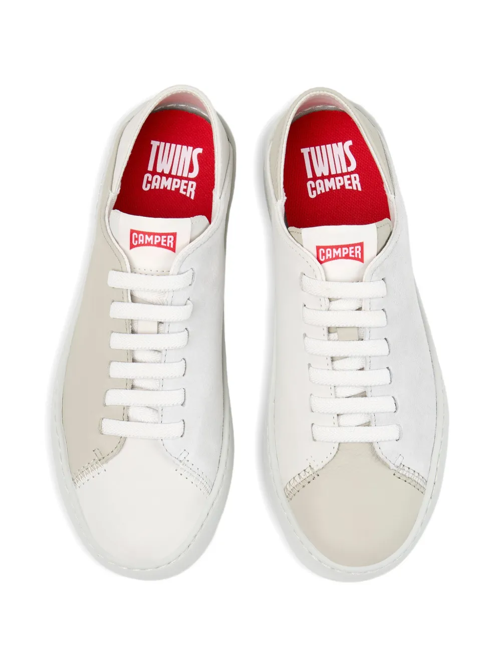 Camper Twins sneakers met logodetail Beige