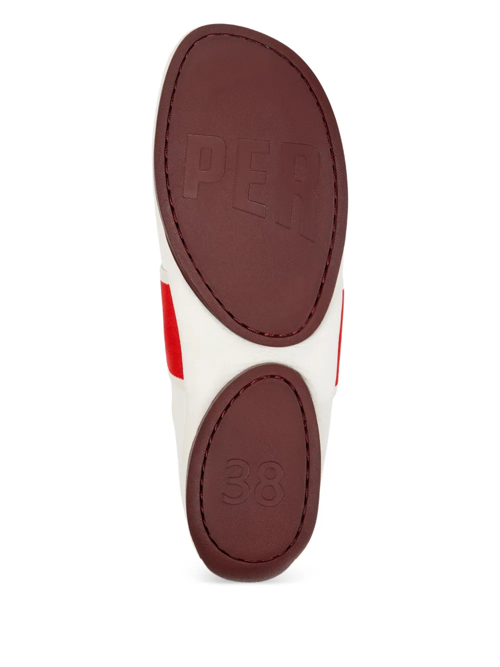 Camper Right Nina ballerina's met bandje Wit