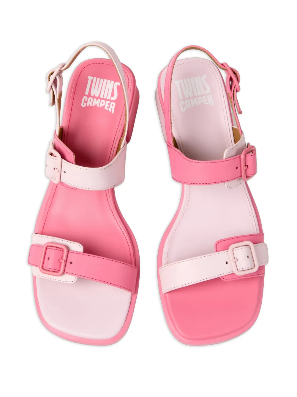 Camper Kora Twins sandalen met gesp Roze