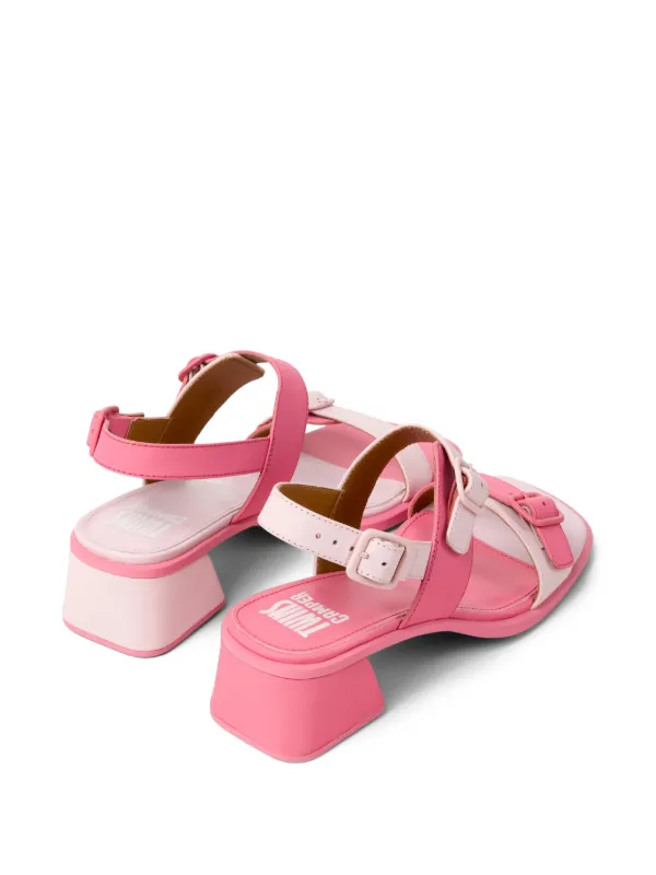 Camper Kora Twins Buckle Sandals | Pink | FARFETCH