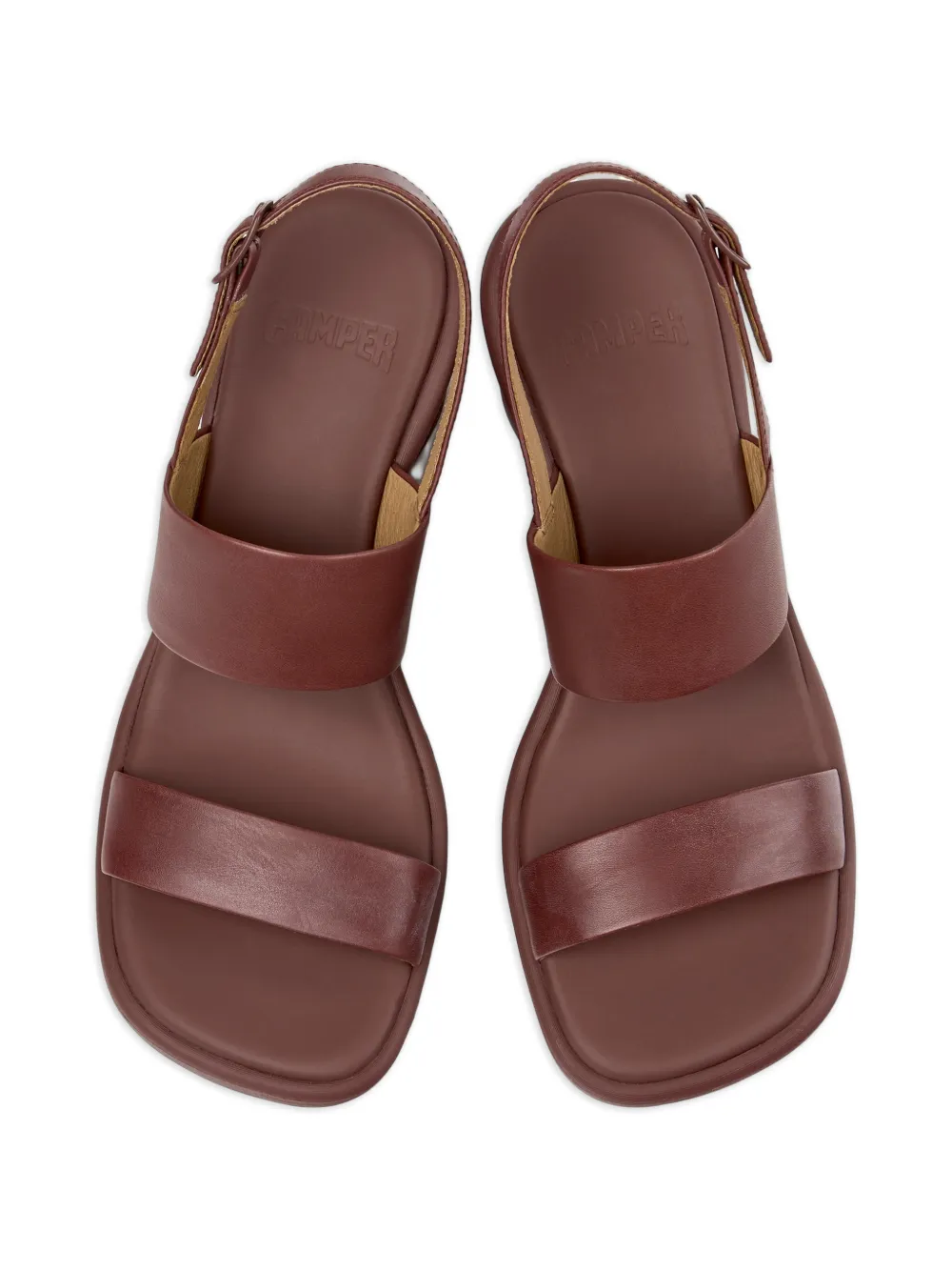 Camper Louise leren sandalen Bruin