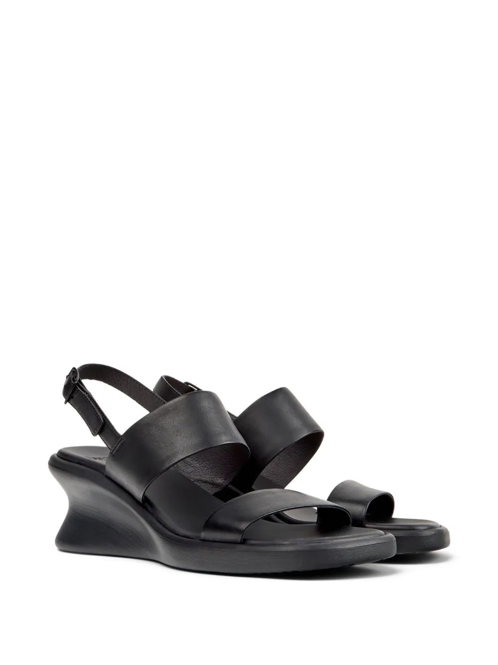 Camper Louise leren sandalen Zwart