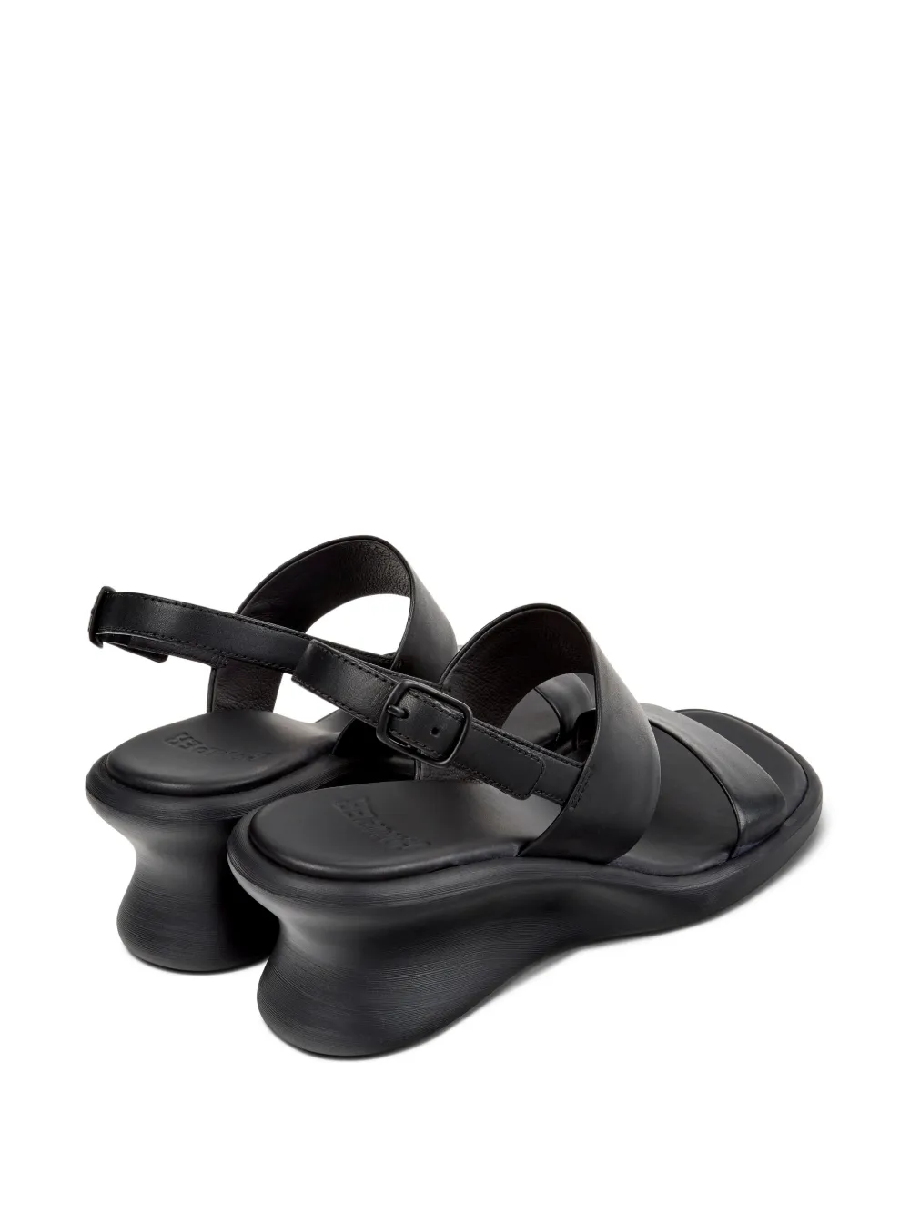 Camper Louise leren sandalen Zwart
