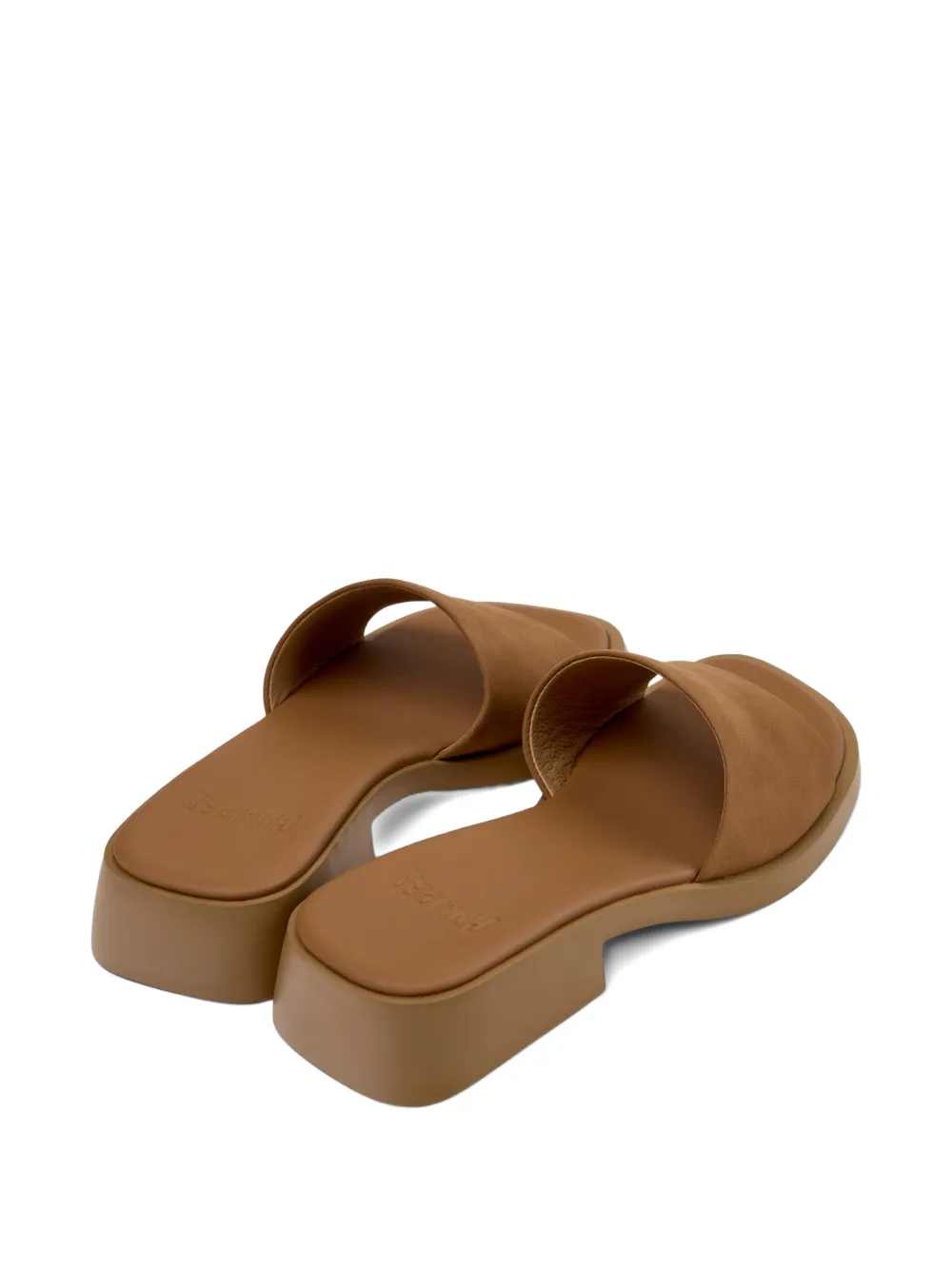 Camper Dana nubuck sandalen Bruin