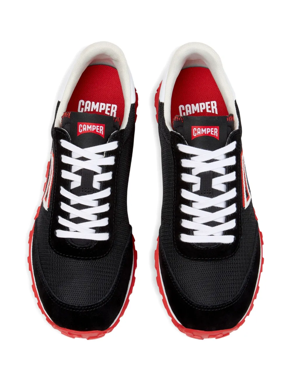 Camper Sneakers met logo Zwart