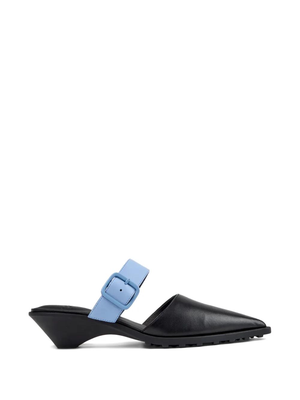 Camper Anita muiltjes met gesp Zwart