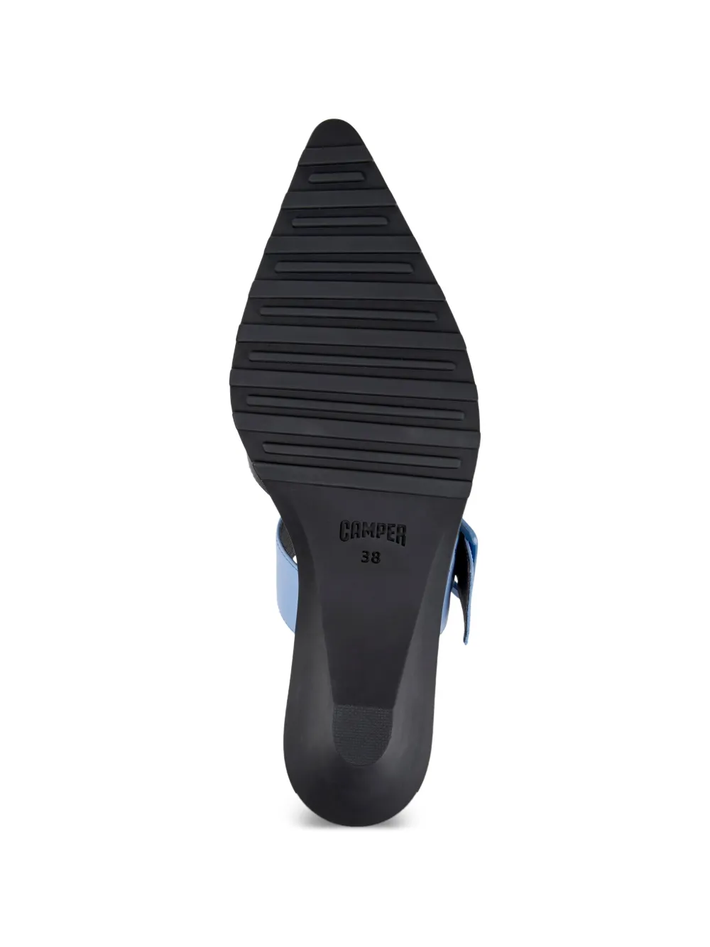 Camper Anita muiltjes met gesp Zwart