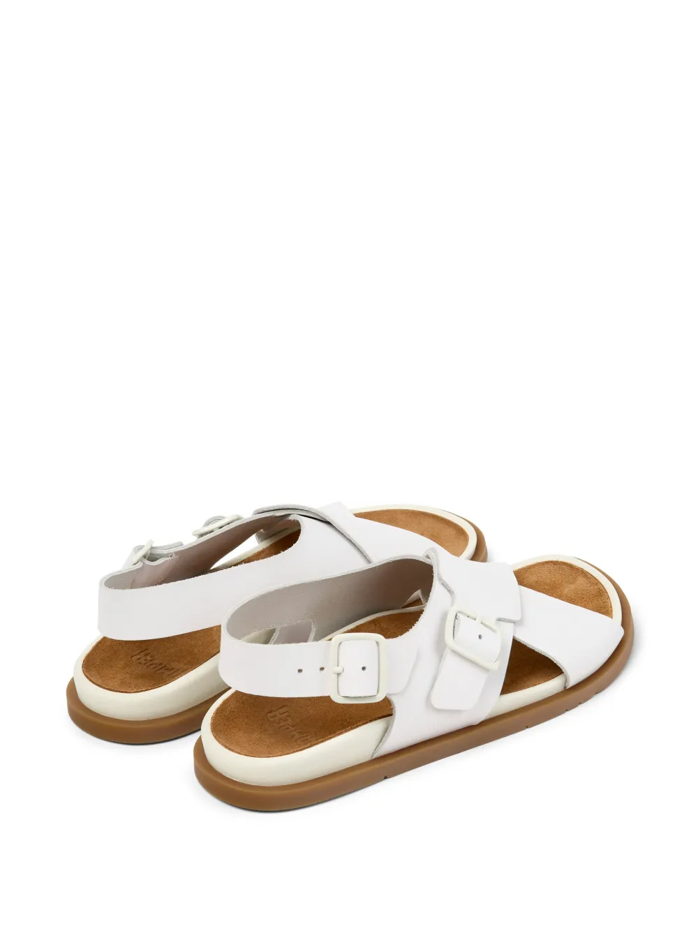 Camper Lluc sandalen met gesp Wit