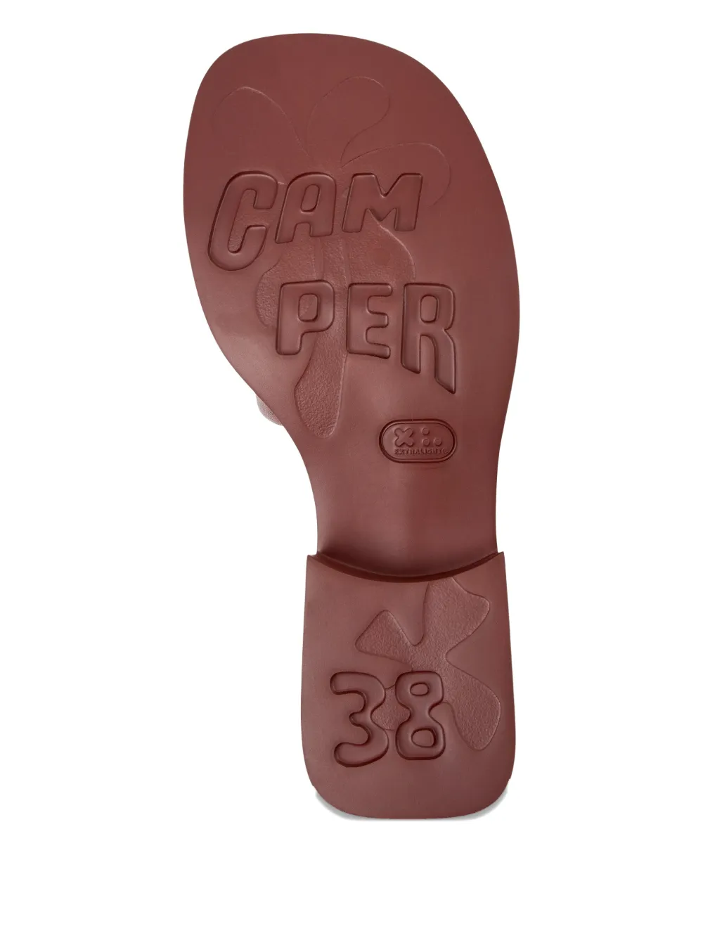 Camper Sandalen met open neus Rood