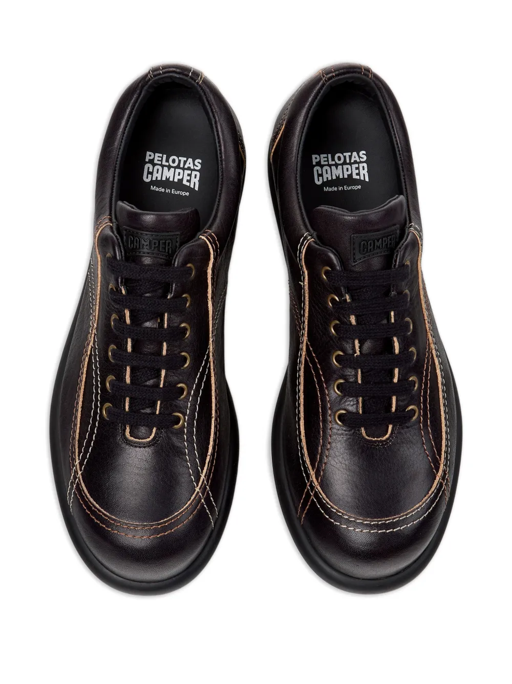 Camper Pelotas leren sneakers Bruin