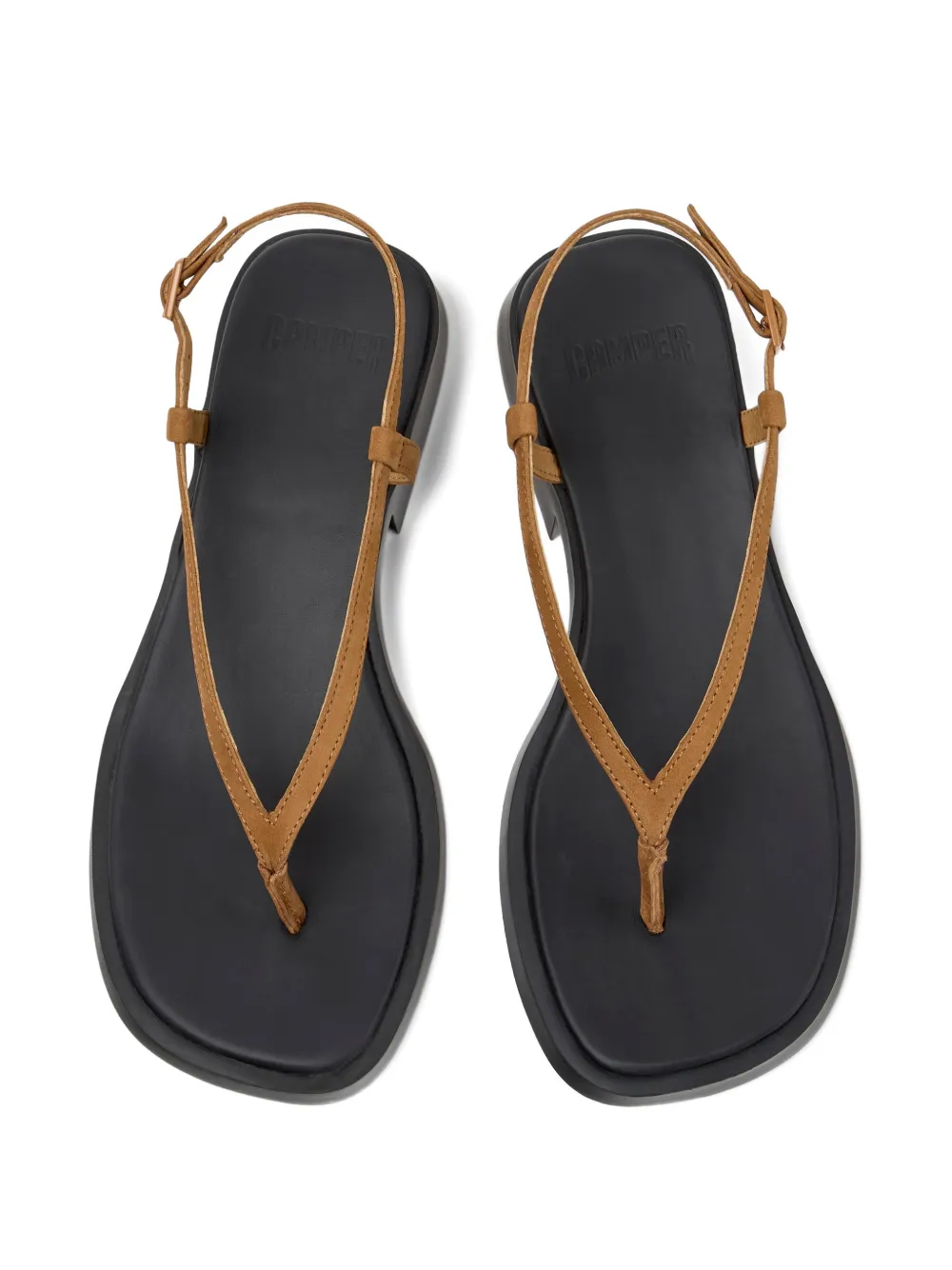 Camper Dana leren sandalen Beige