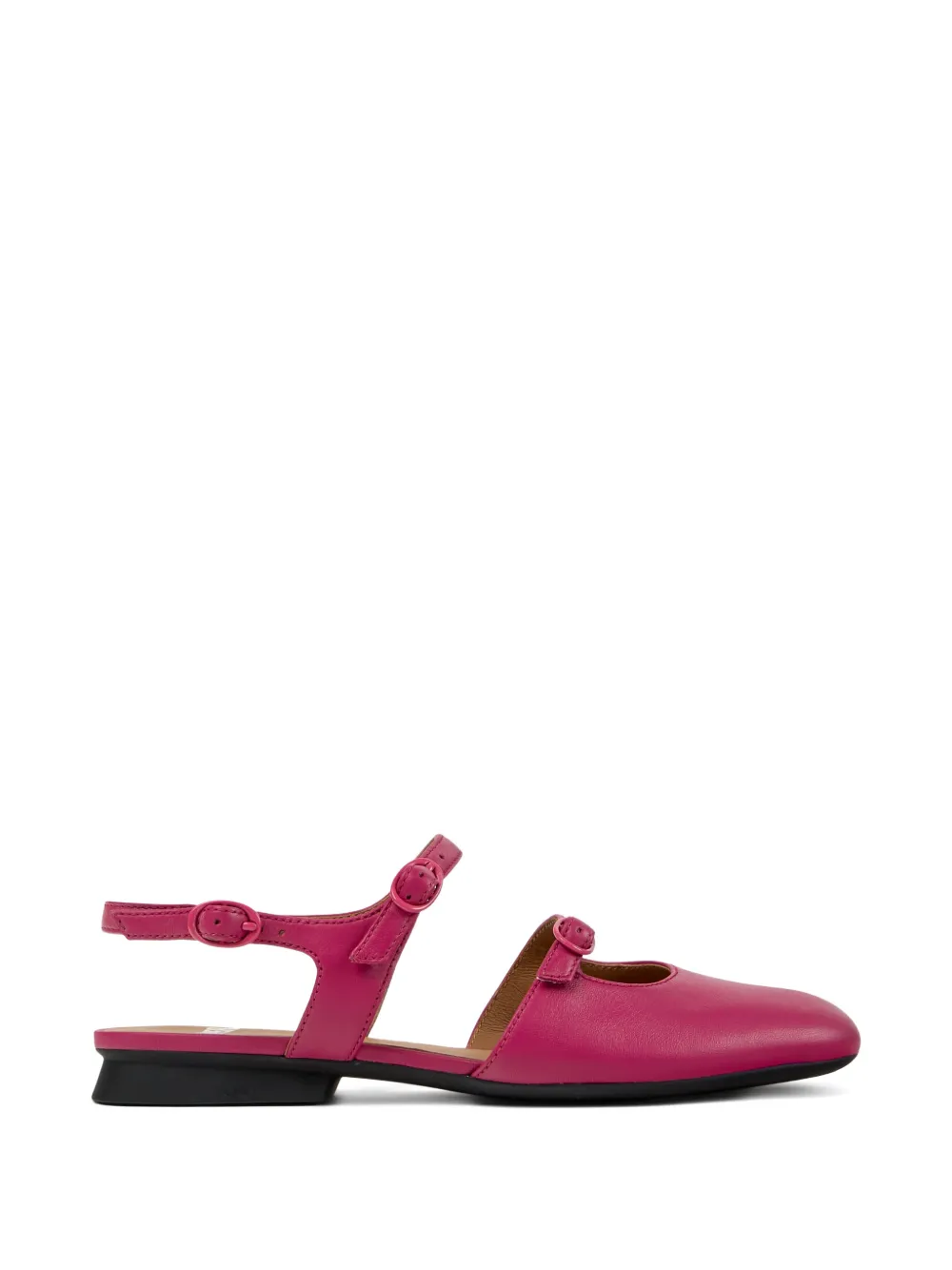 Camper Casi Myra leren sandalen met gesp Roze