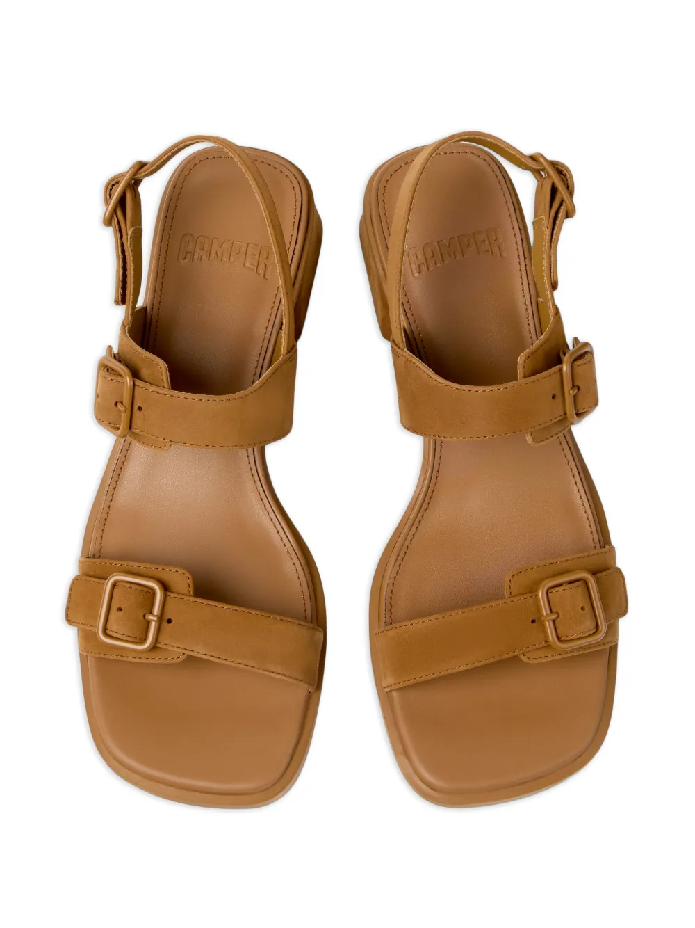 Camper Kora sandalen met gesp Bruin