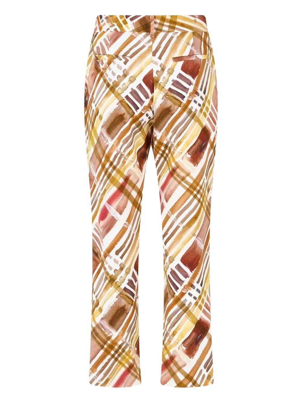 Rosie Assoulin Oboe plaid trousers - Beige