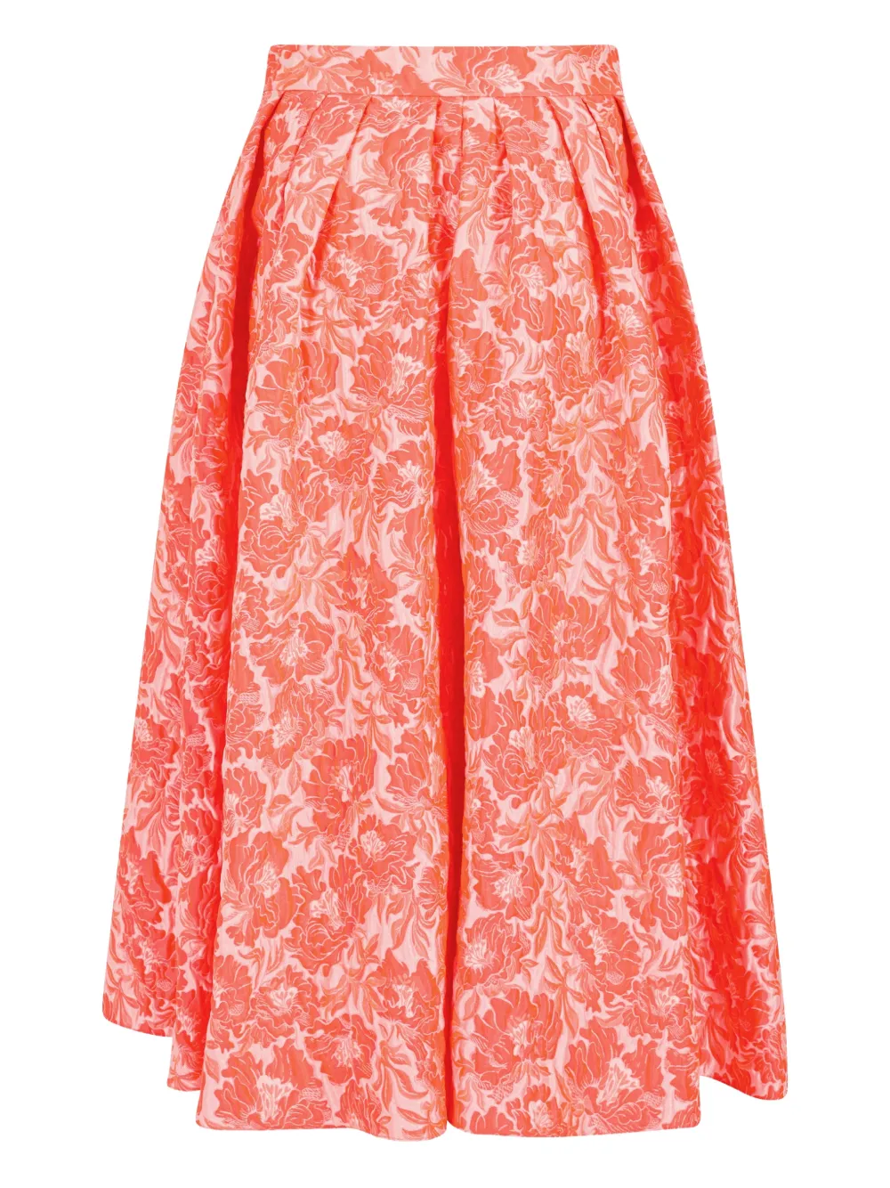 Rosie Assoulin Full Pleated midi skirt - Oranje