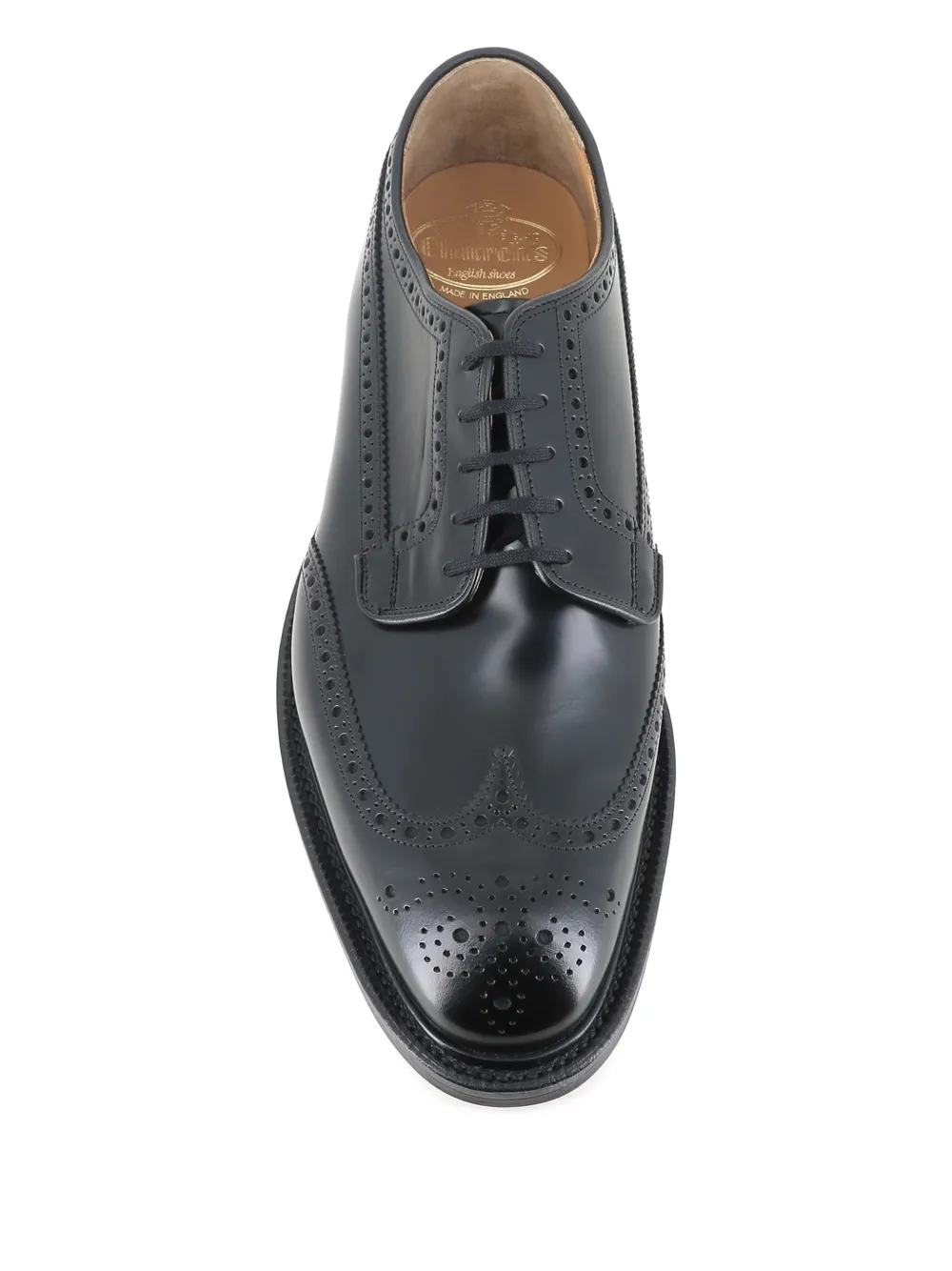 Church's Grafton 173 derby schoenen met brogue detail Zwart