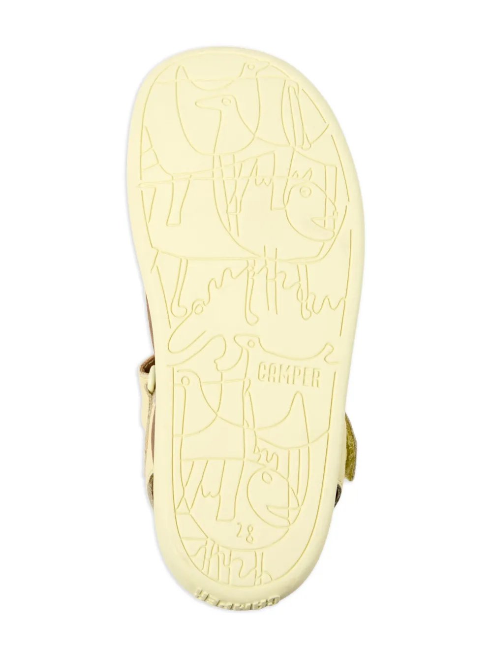 Camper Kids Bicho sandalen Geel