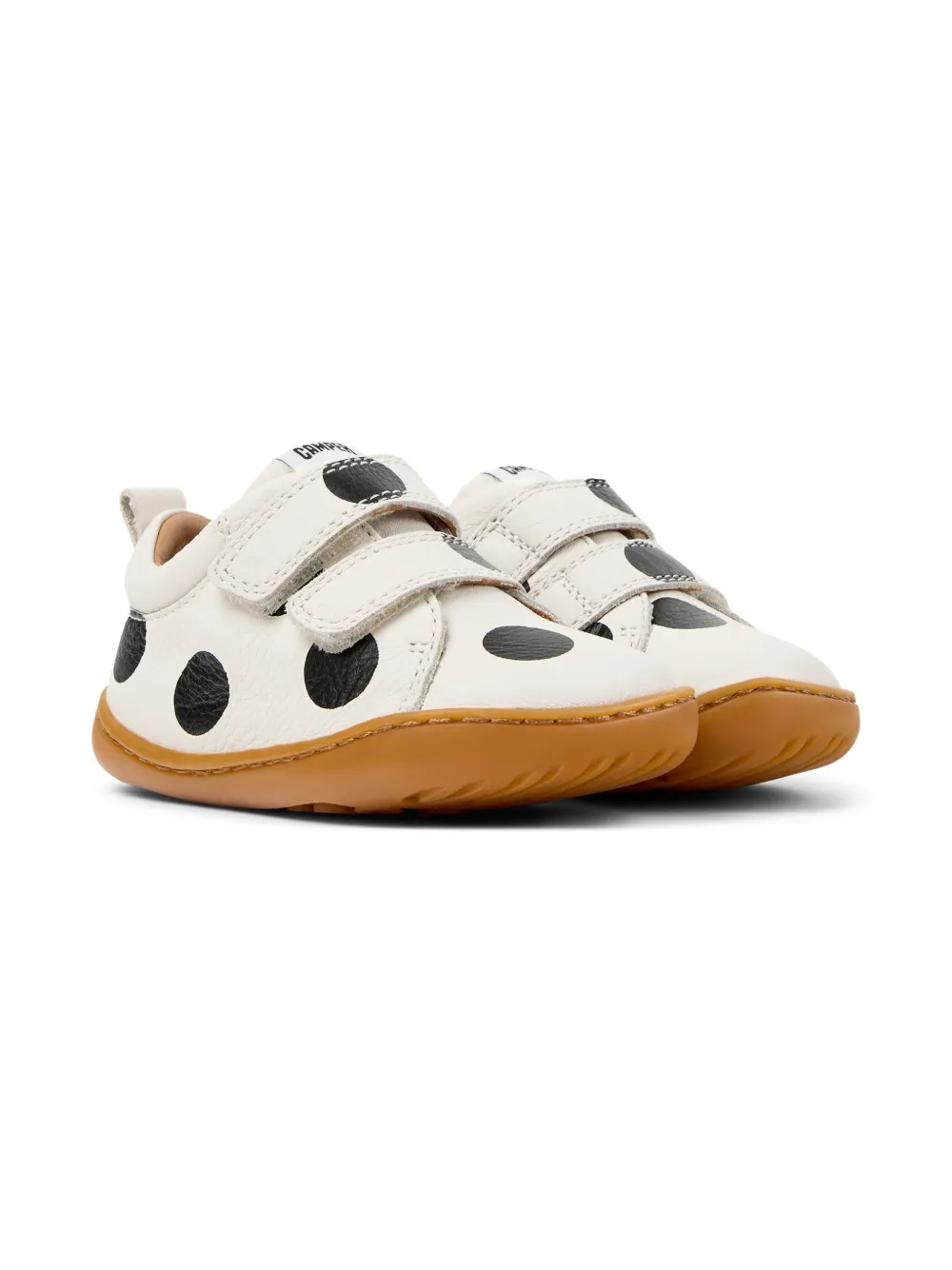 Camper Kids Twins sneakers met dubbele bandjes Beige