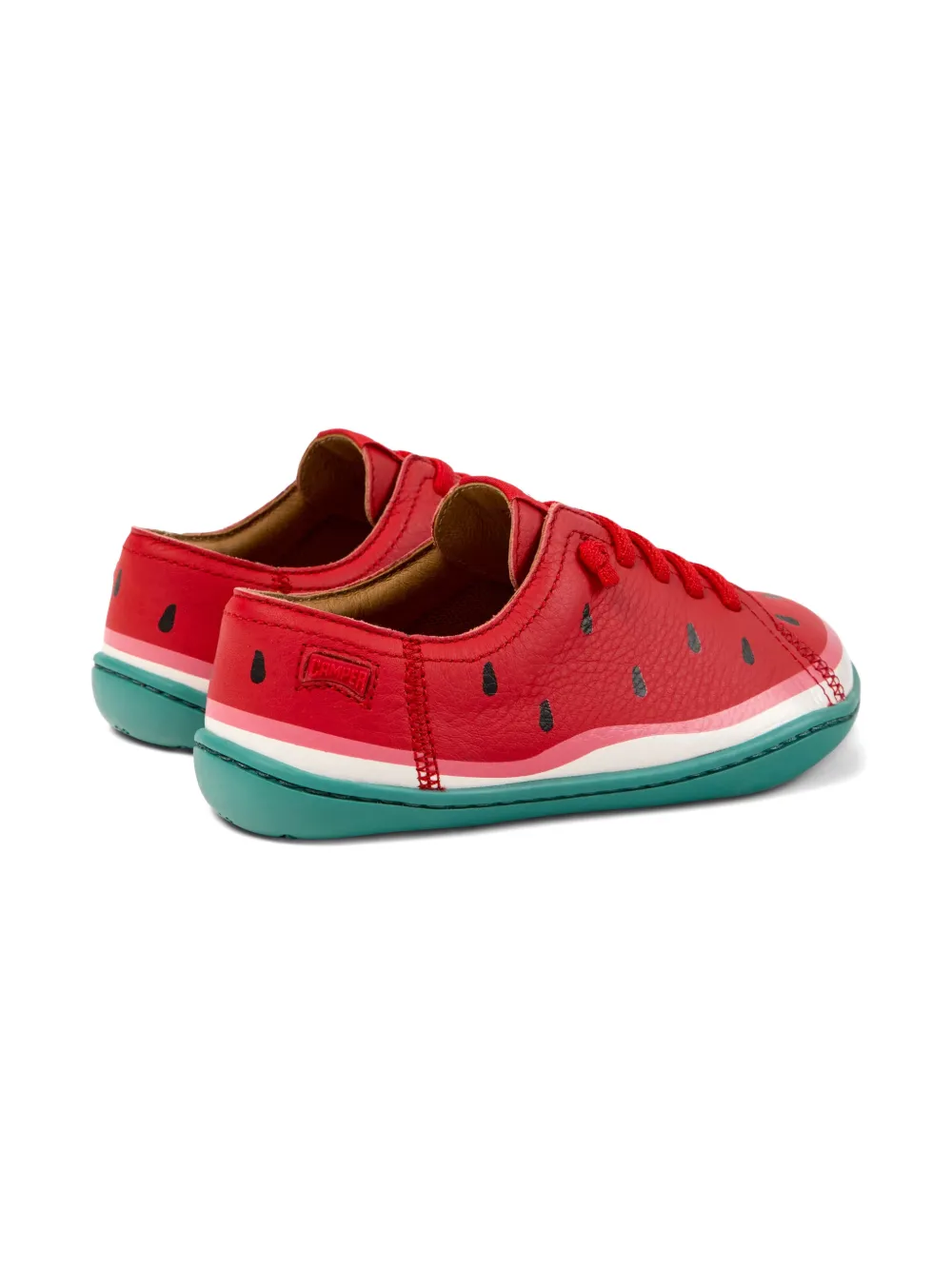 Camper Kids Peu Cami sneakers met watermeloenprint Rood