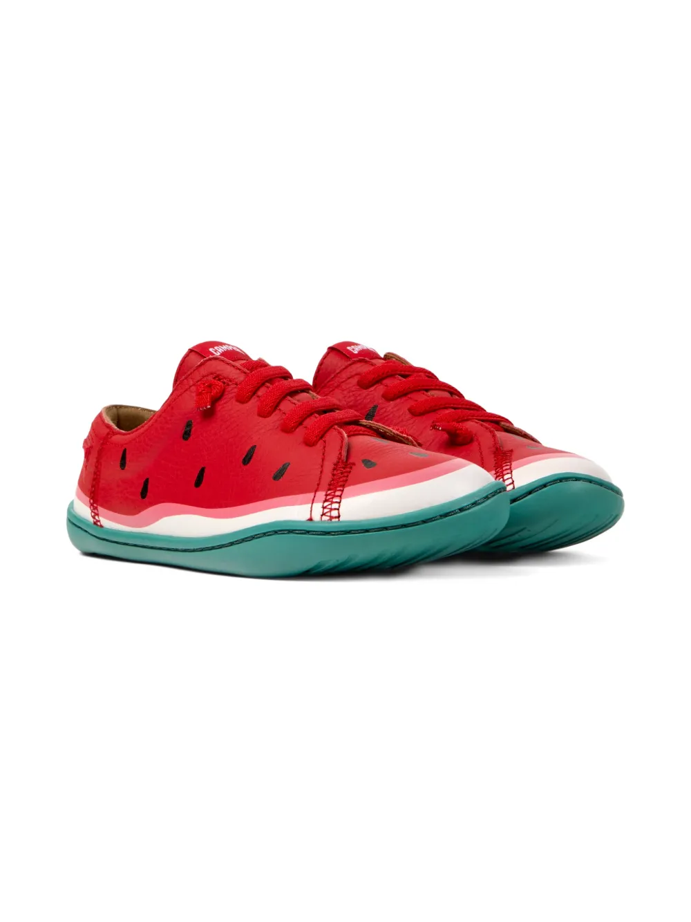 Camper Kids Peu Cami sneakers met watermeloenprint Rood