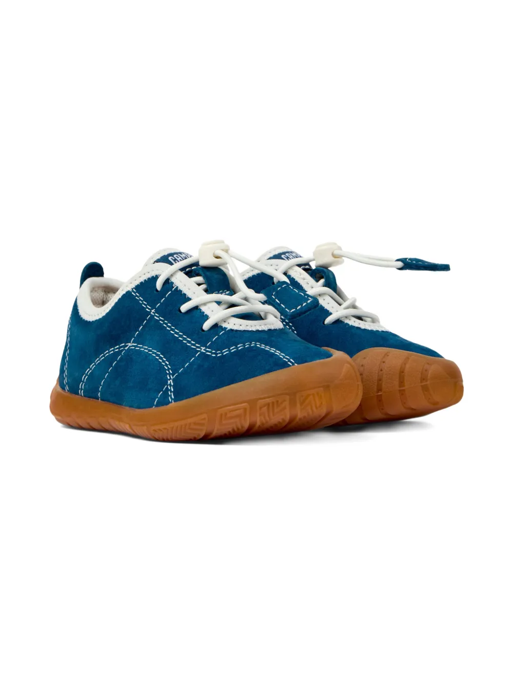 Camper Kids Sneakers Peu Path con cuciture a contrasto - Blu