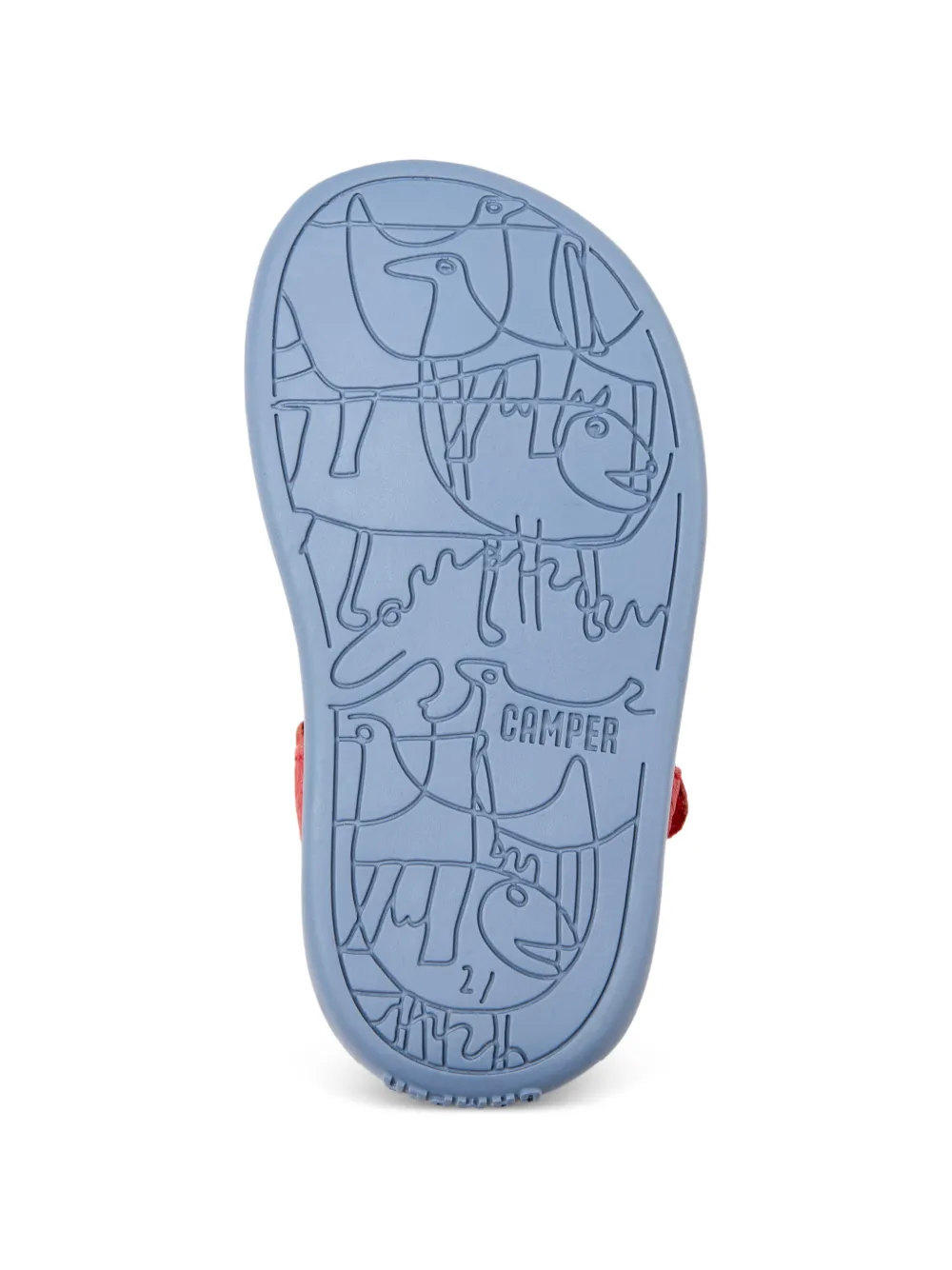 Camper Kids x Moomin Bicho Twins sandalen Rood