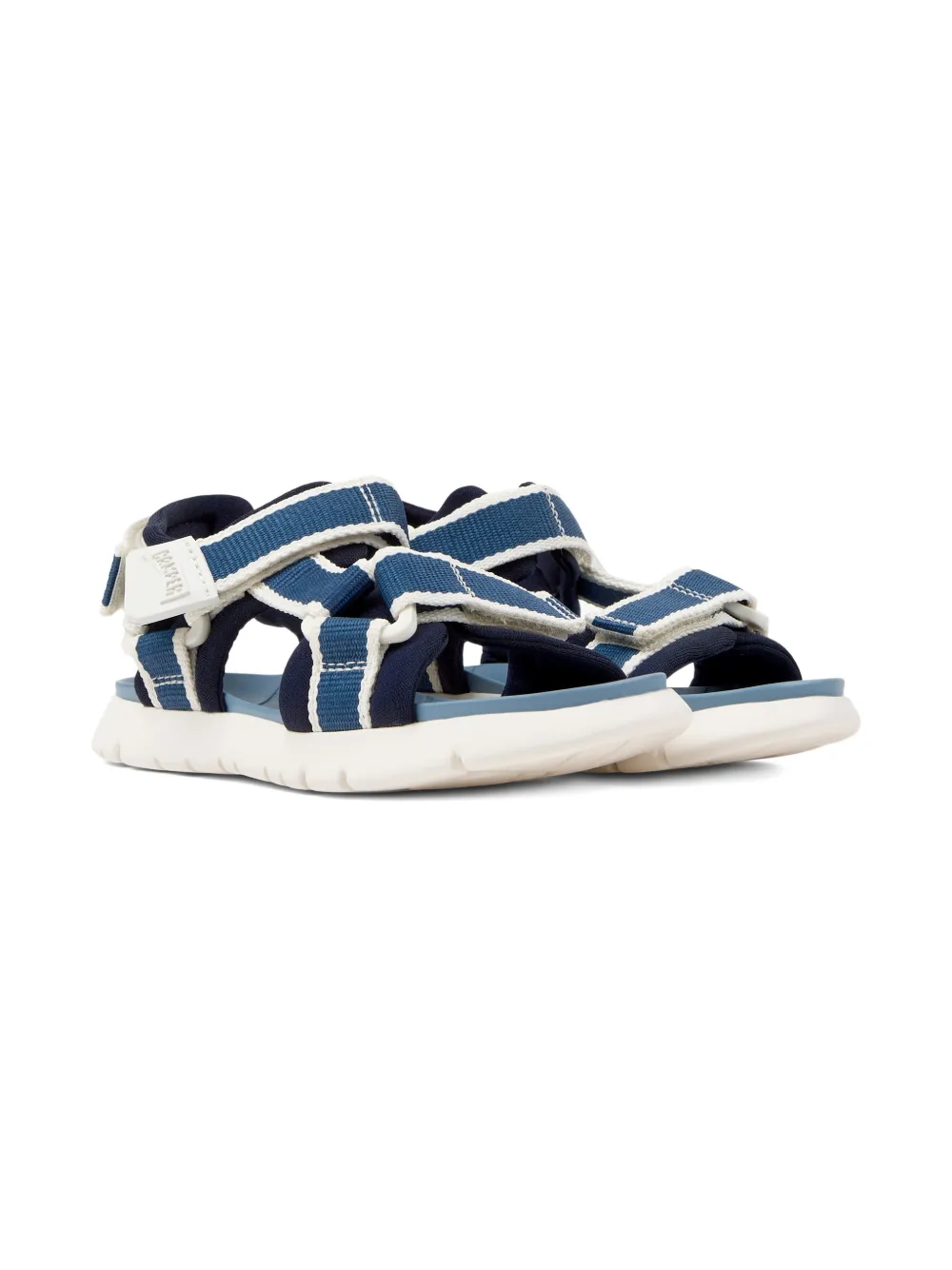 Camper Kids Sandali Oruga con strappi - Blu