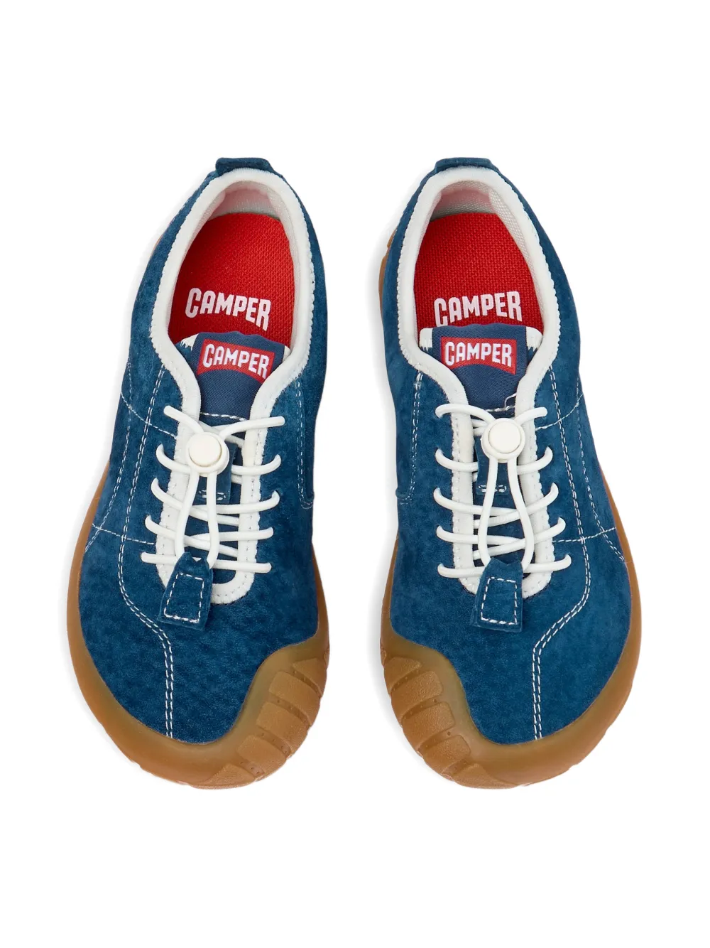 Camper Kids Peu Path nubuck sneakers Blauw