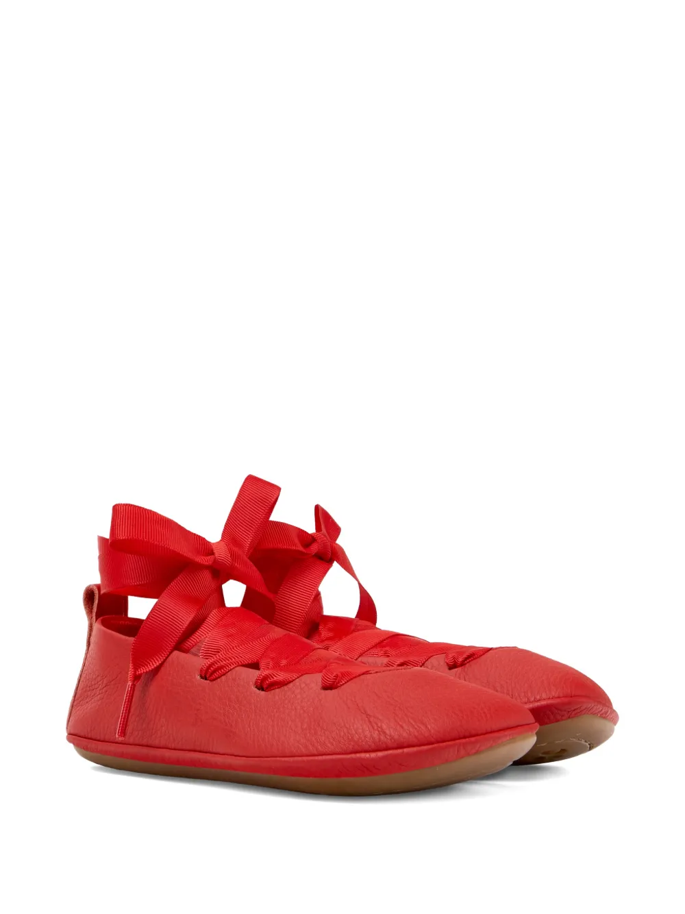 Camper Kids Leren ballerina's Rood