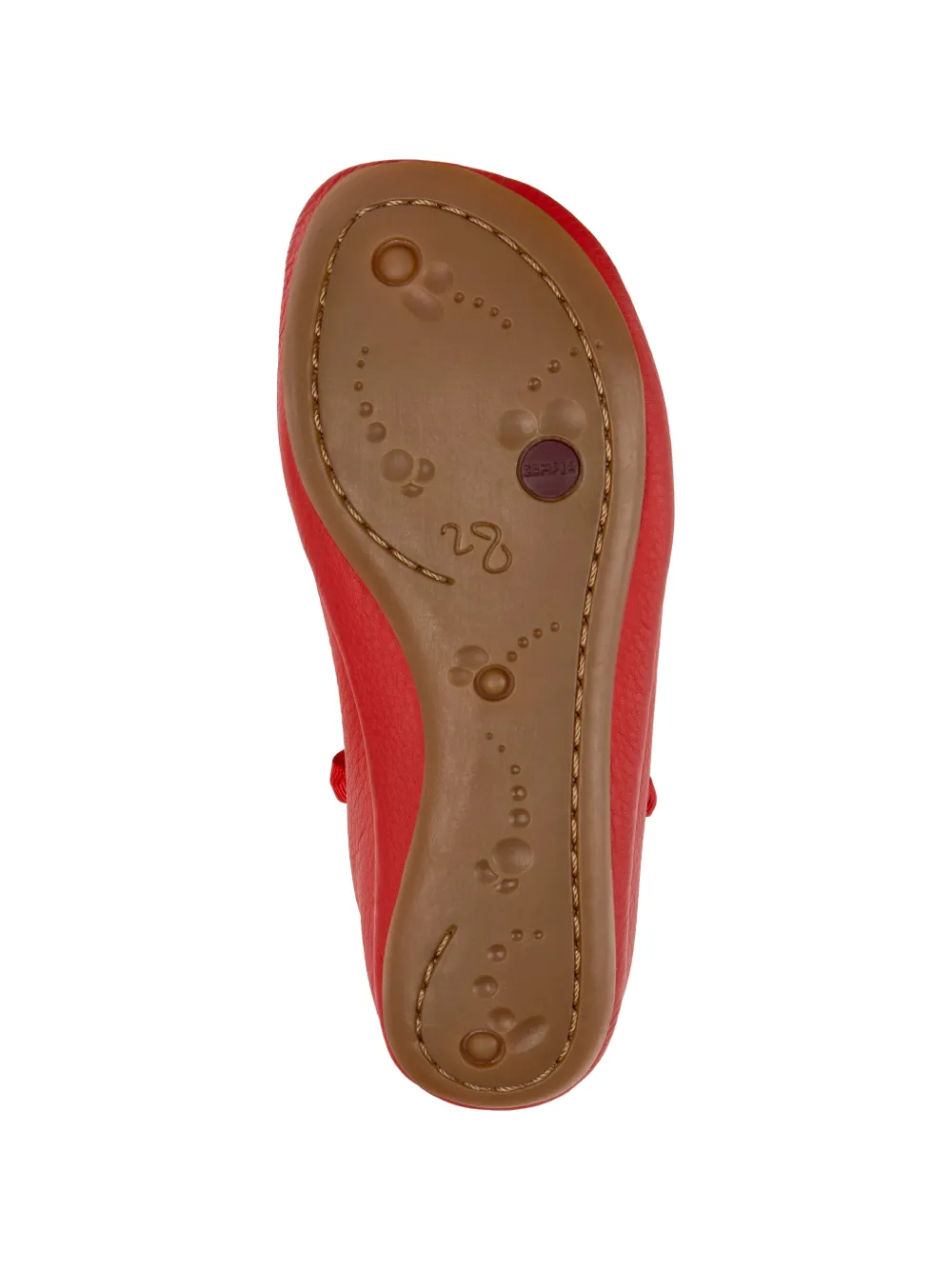 Camper Kids Leren ballerina's Rood