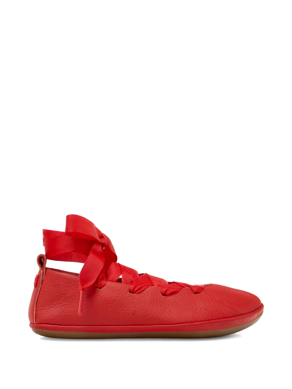 Camper Kids Ballerine in pelle - Rosso