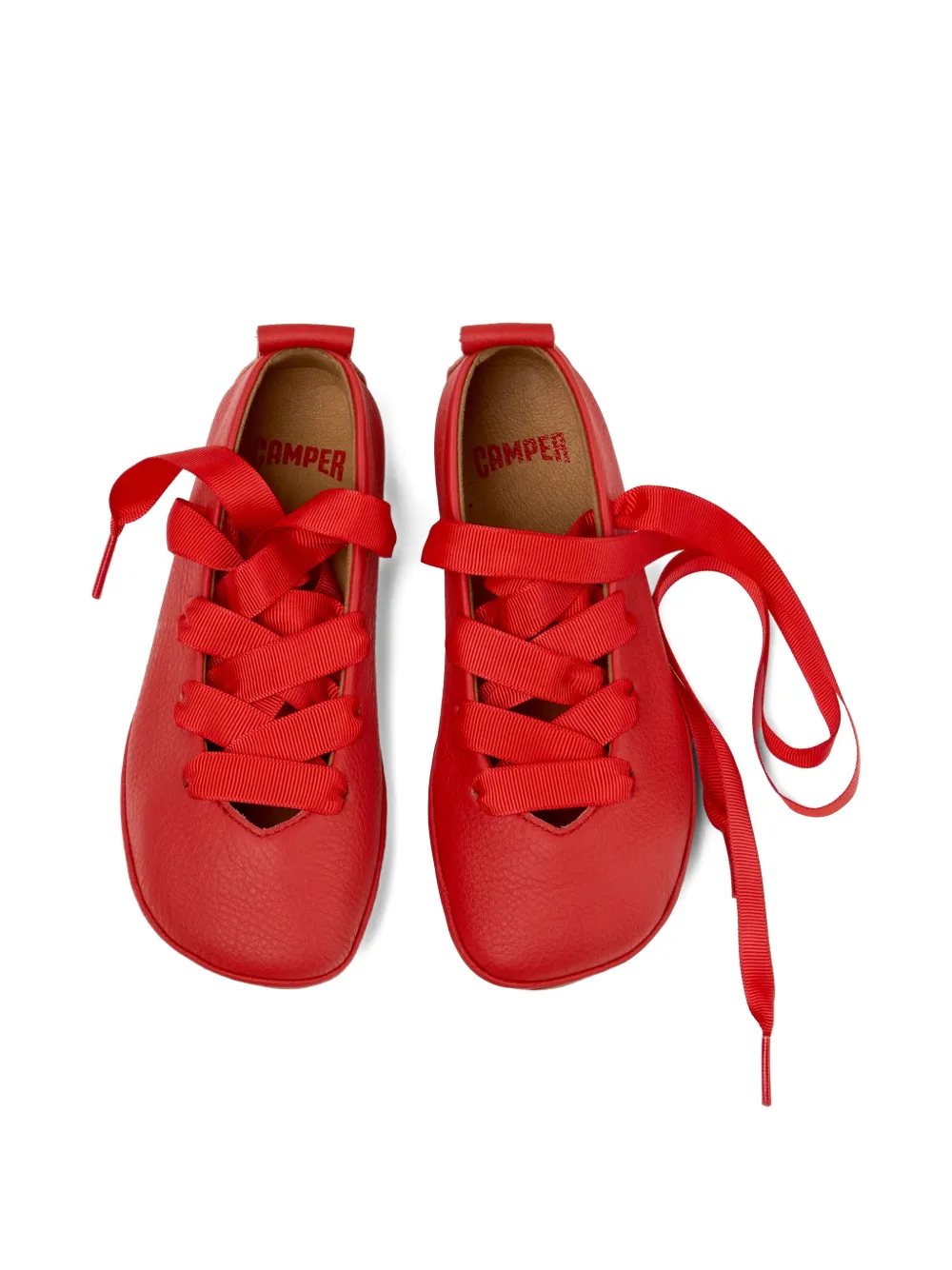 Camper Kids Leren ballerina's Rood