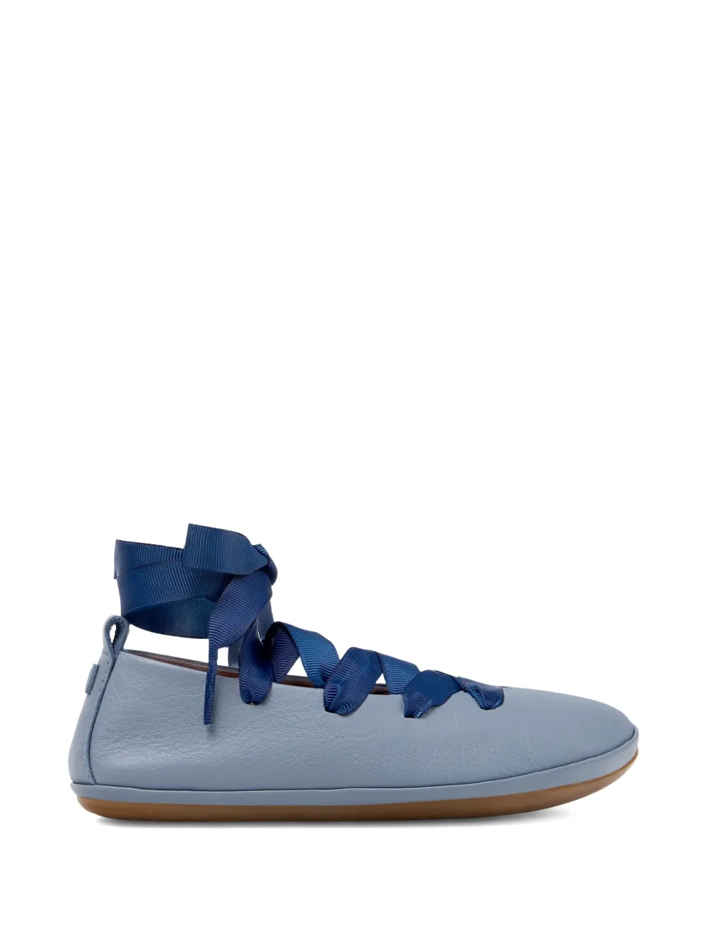 Camper Kids Right ballerina's met veters Blauw