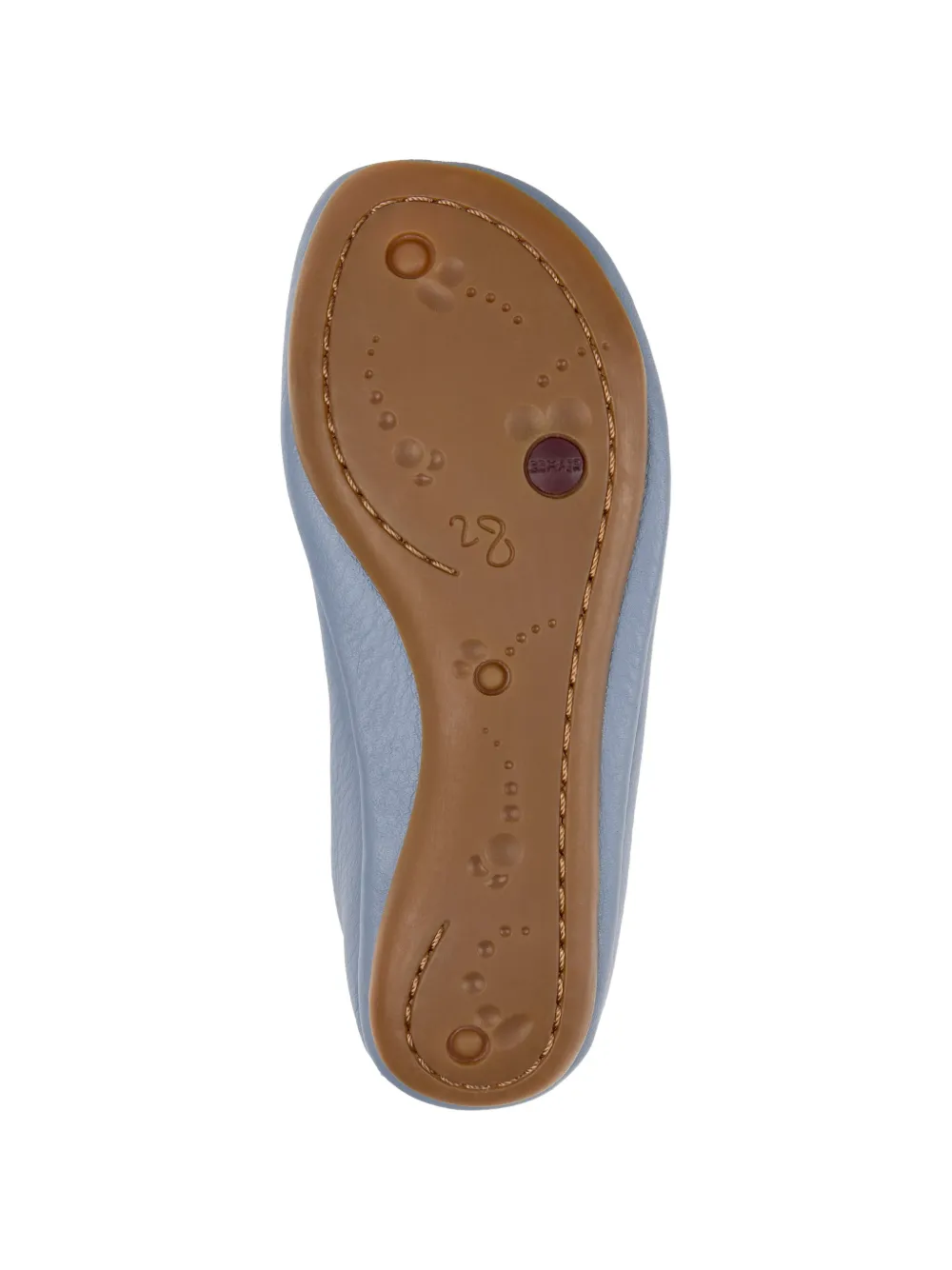 Camper Kids Right ballerina's met veters Blauw