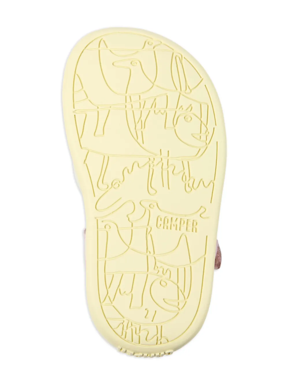 Camper Kids Bicho sandalen met ruches Roze